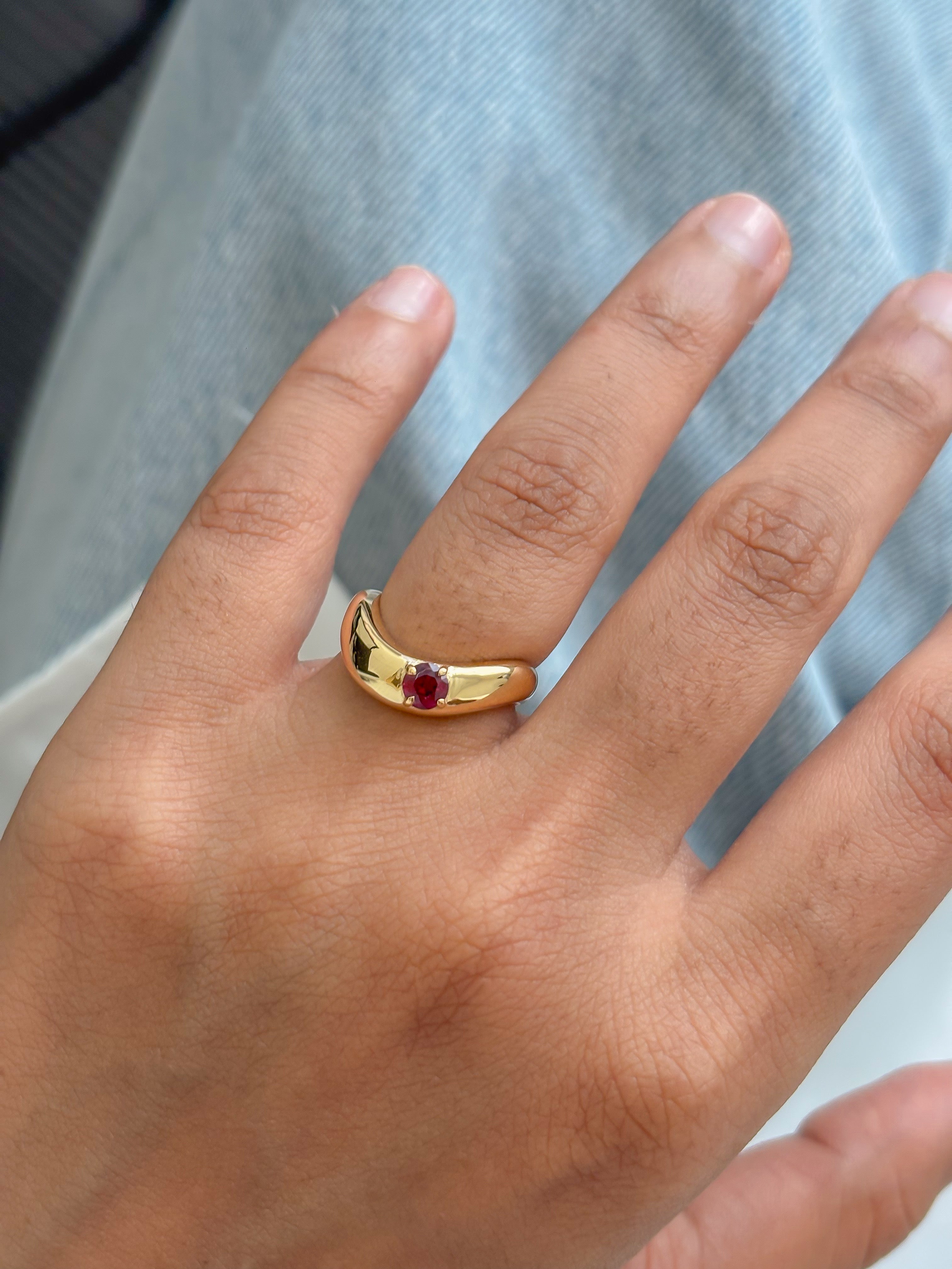 JPRG-5748/13546 Ruby Ring | 18K