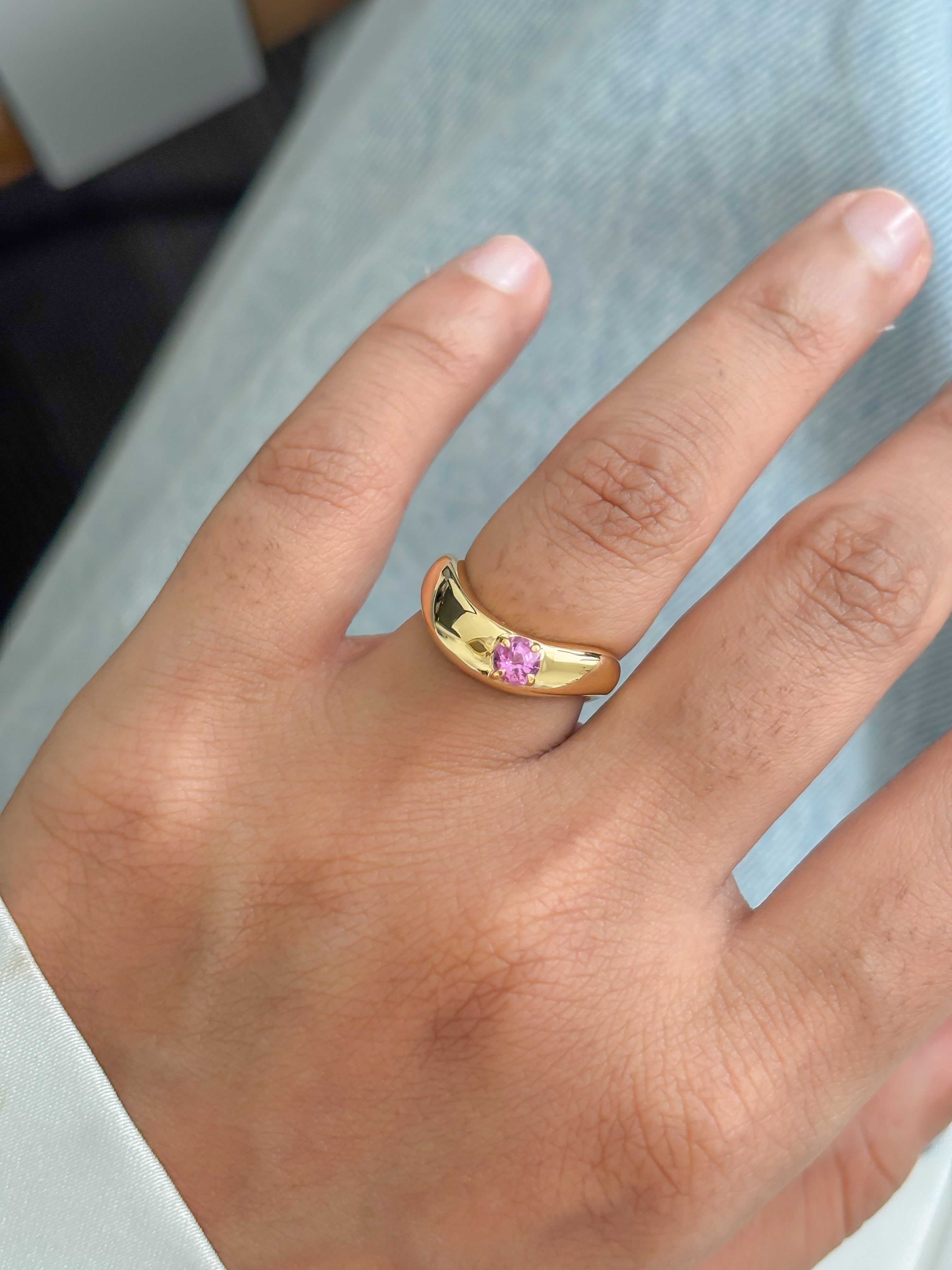 JPRG-5750/13548 Pink Sapphire Ring | 18K
