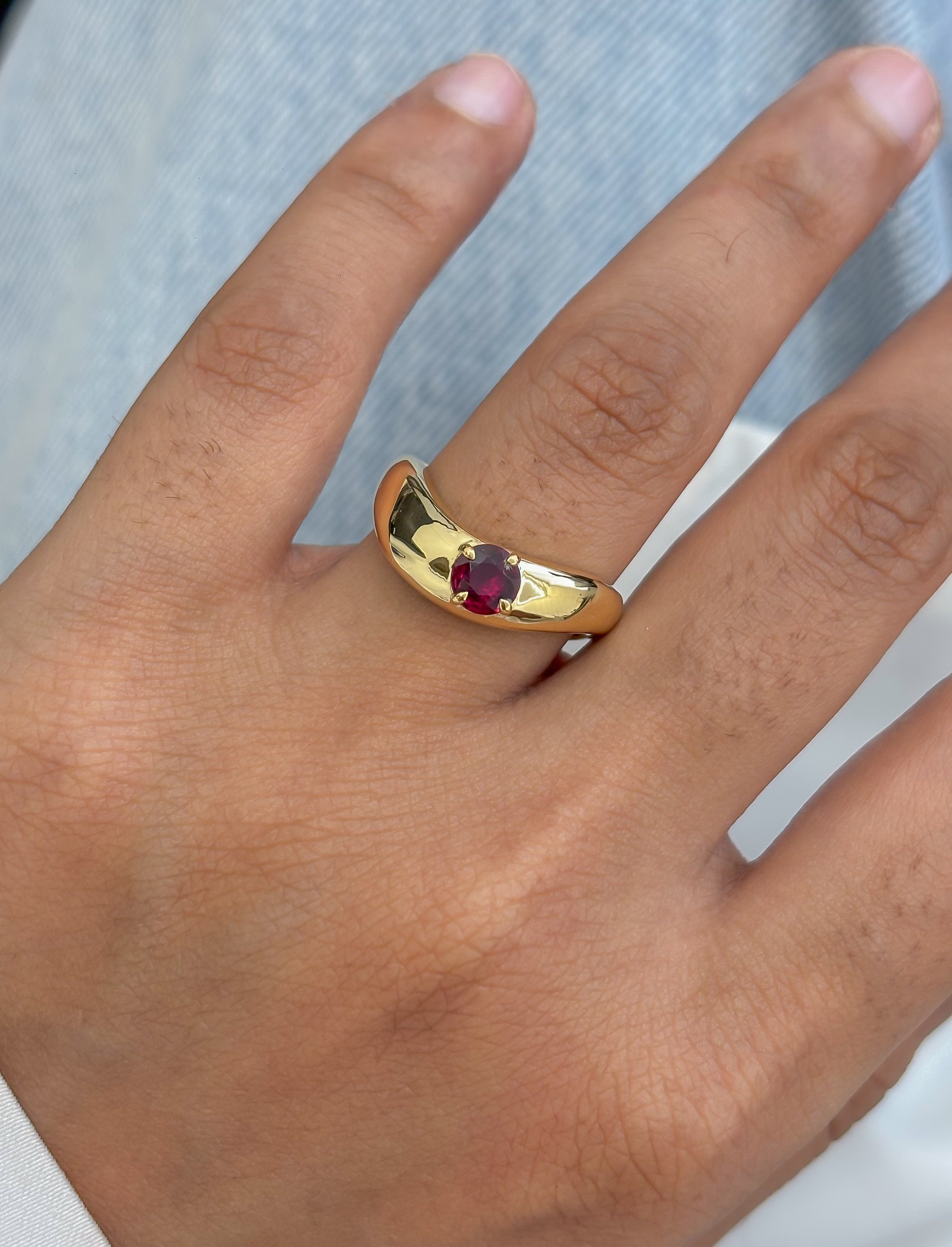 JPRG-5755/13553 Ruby Ring | 18K