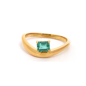 JPRG-5756/13554 Emerald Ring | 18K