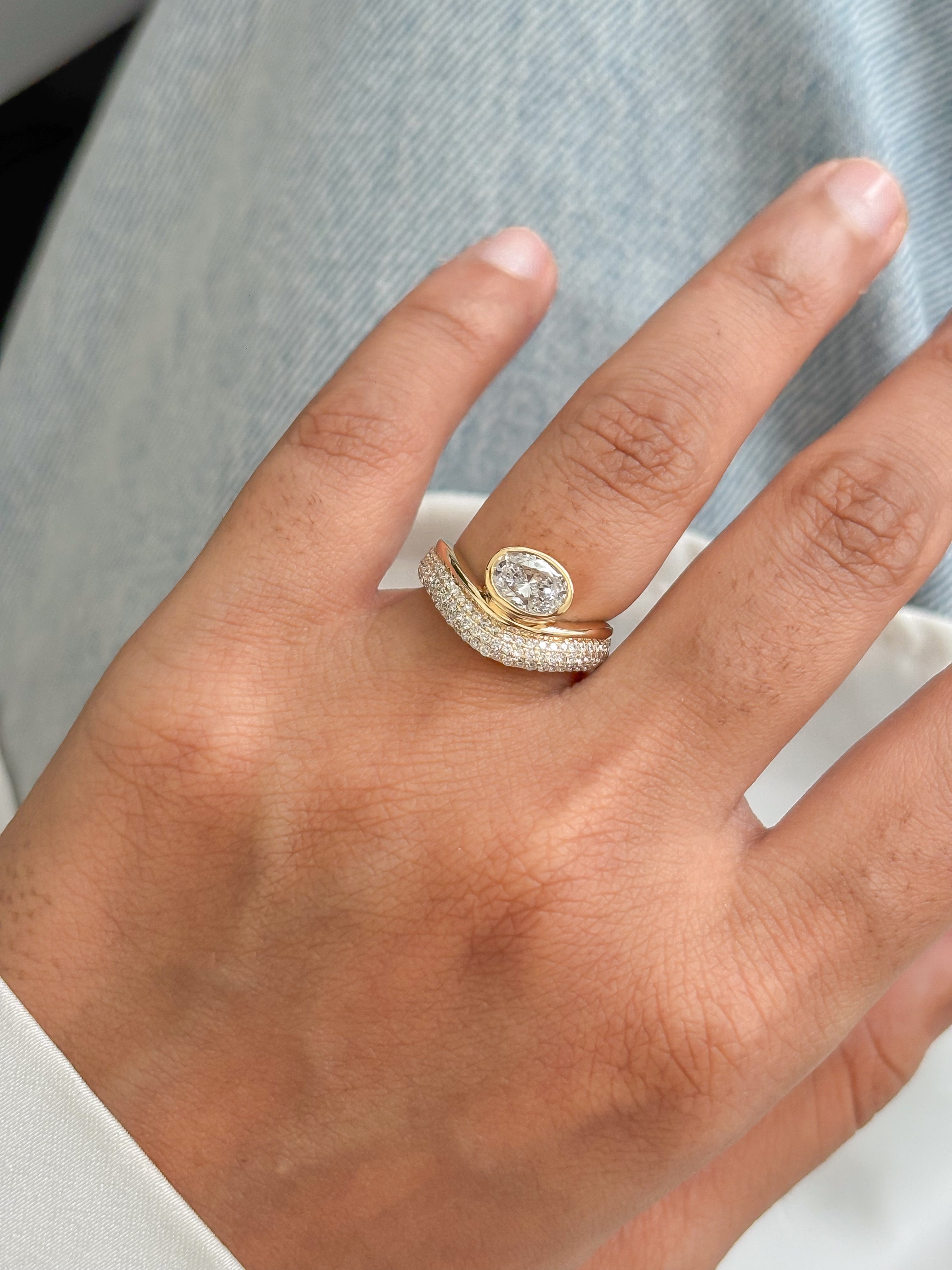 JPRG-5757/13577 Lab Grown Diamond Ring | 14K