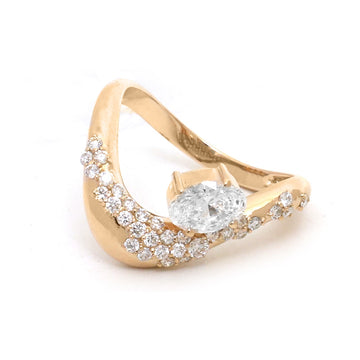 JPRG-5758/13578 Lab Grown Diamond Ring | 14K
