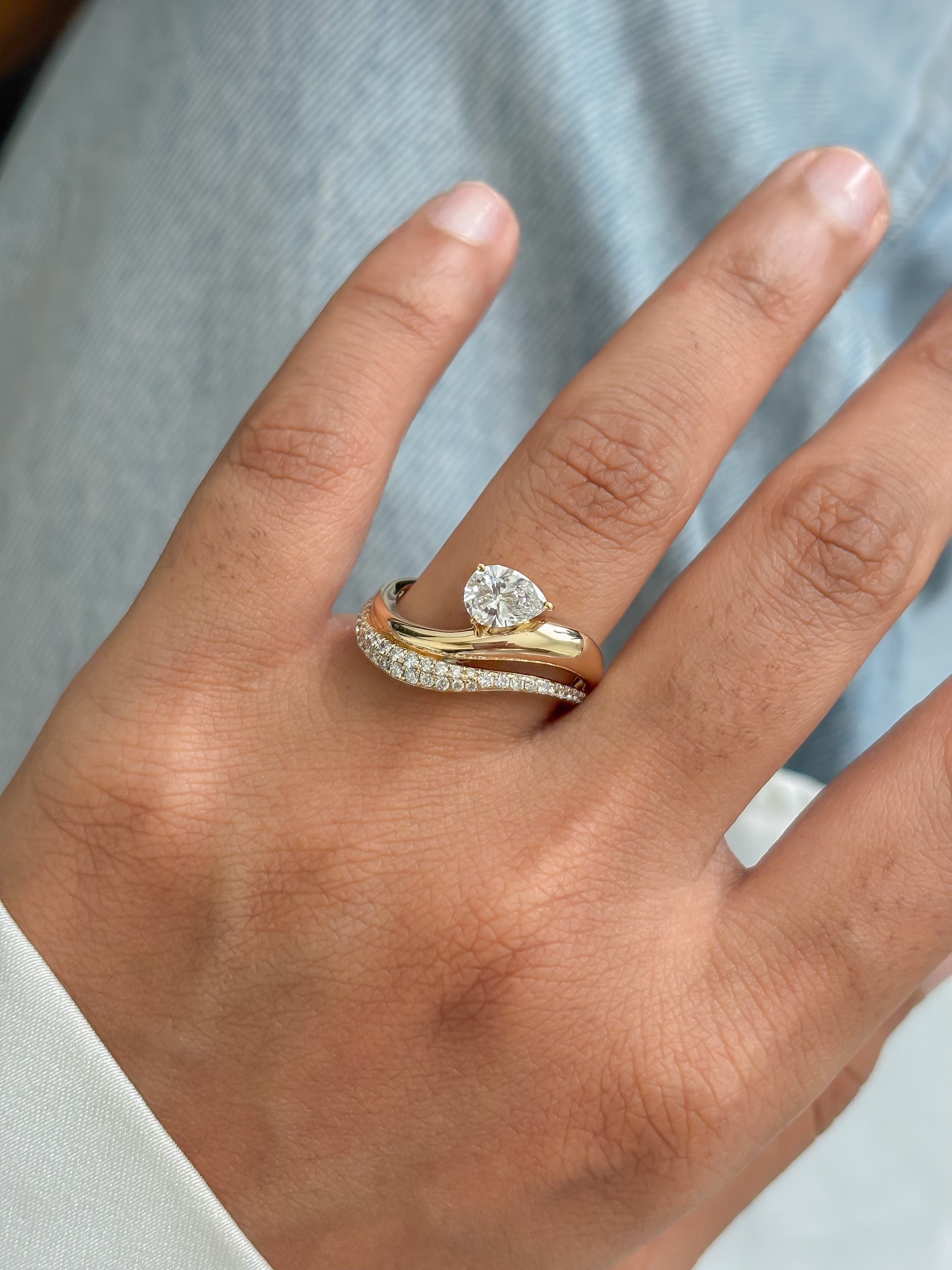 JPRG-5761/13581 Lab Grown Diamond Ring | 14K