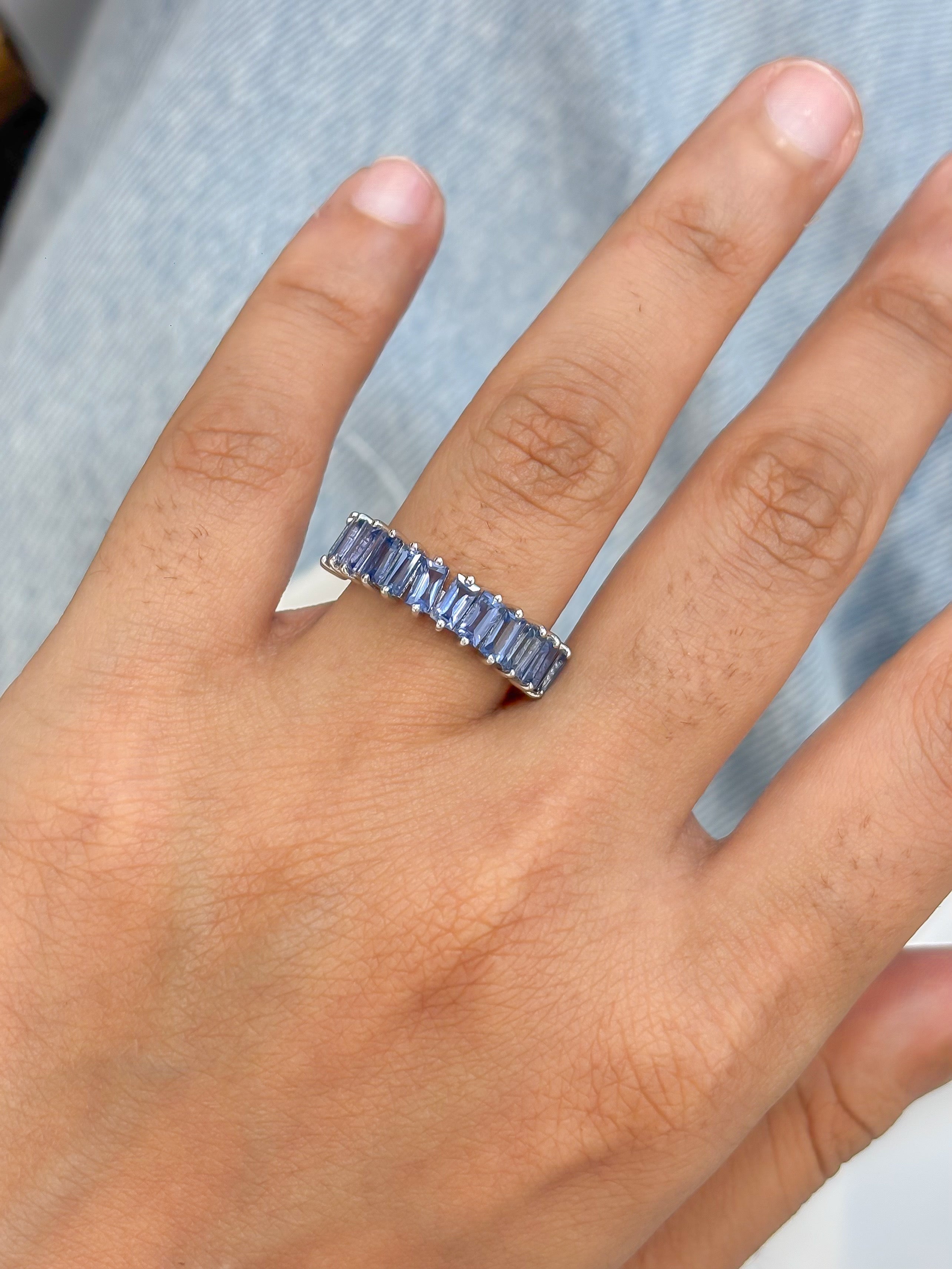 JPRG-5762/13582 Blue Sapphire Ring | 14K