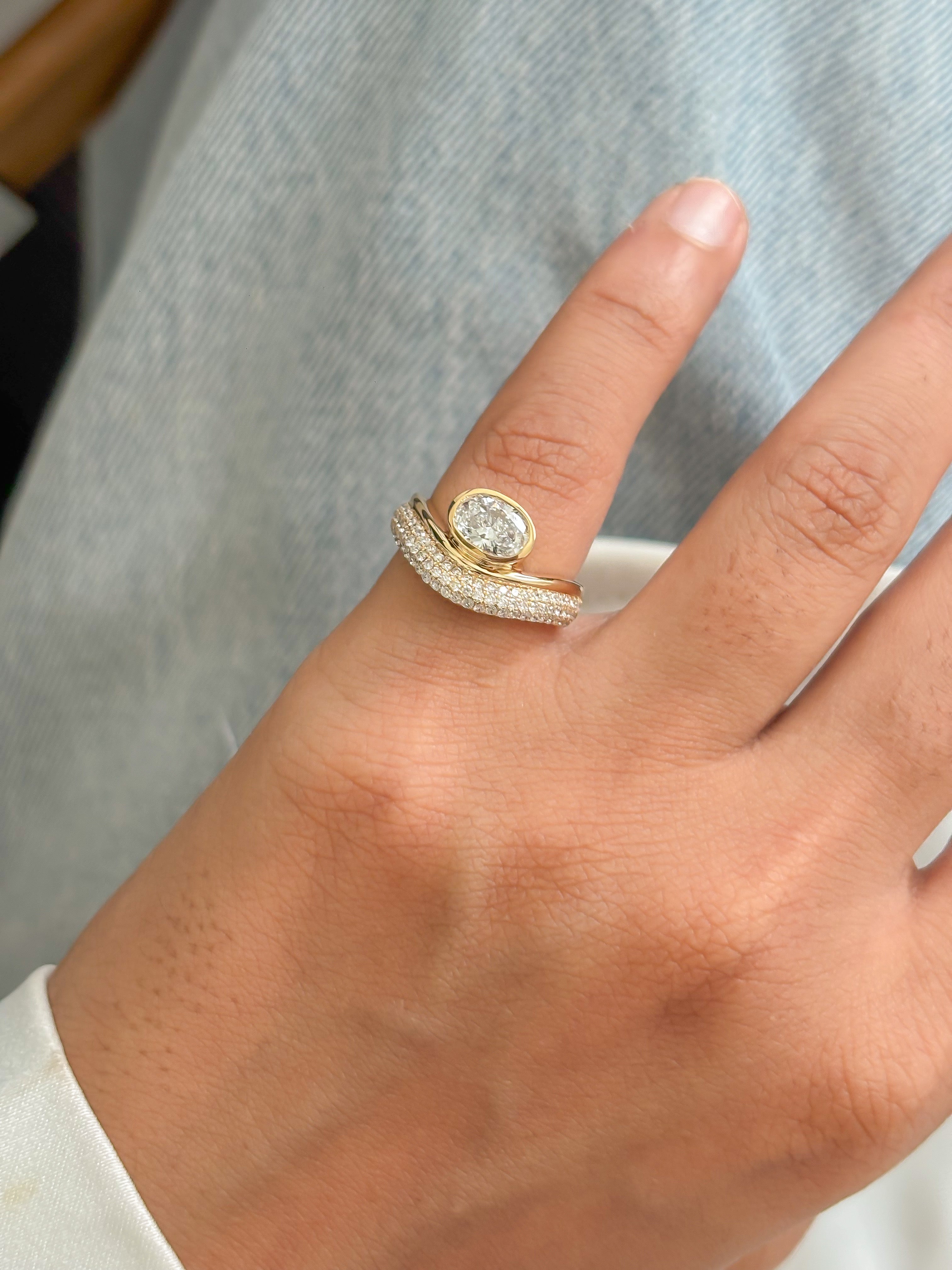 JPRG-5764/13584 Lab Grown Diamond Ring | 14K
