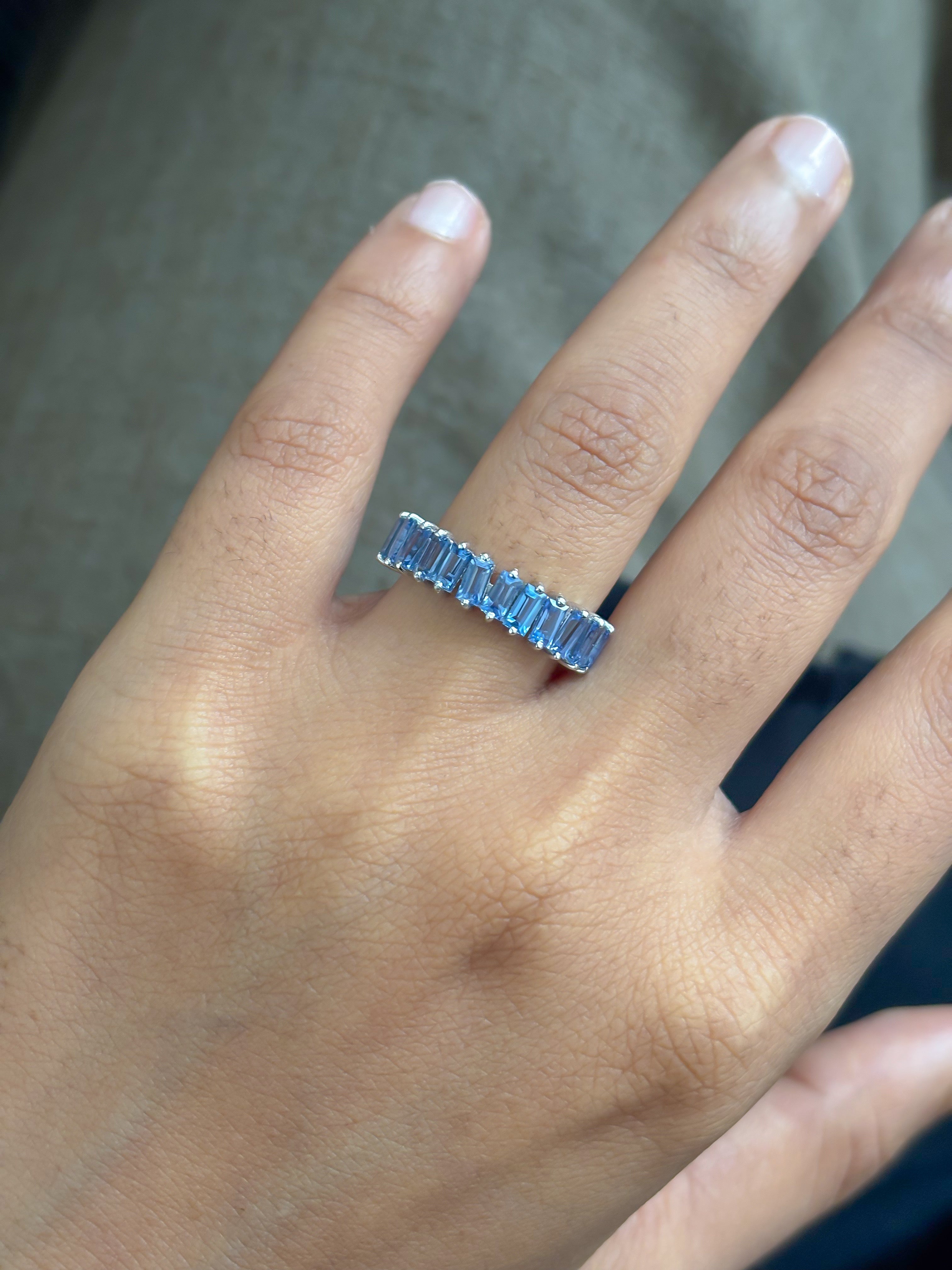 JPRG-5769/13621 Blue Sapphire Ring | 14K