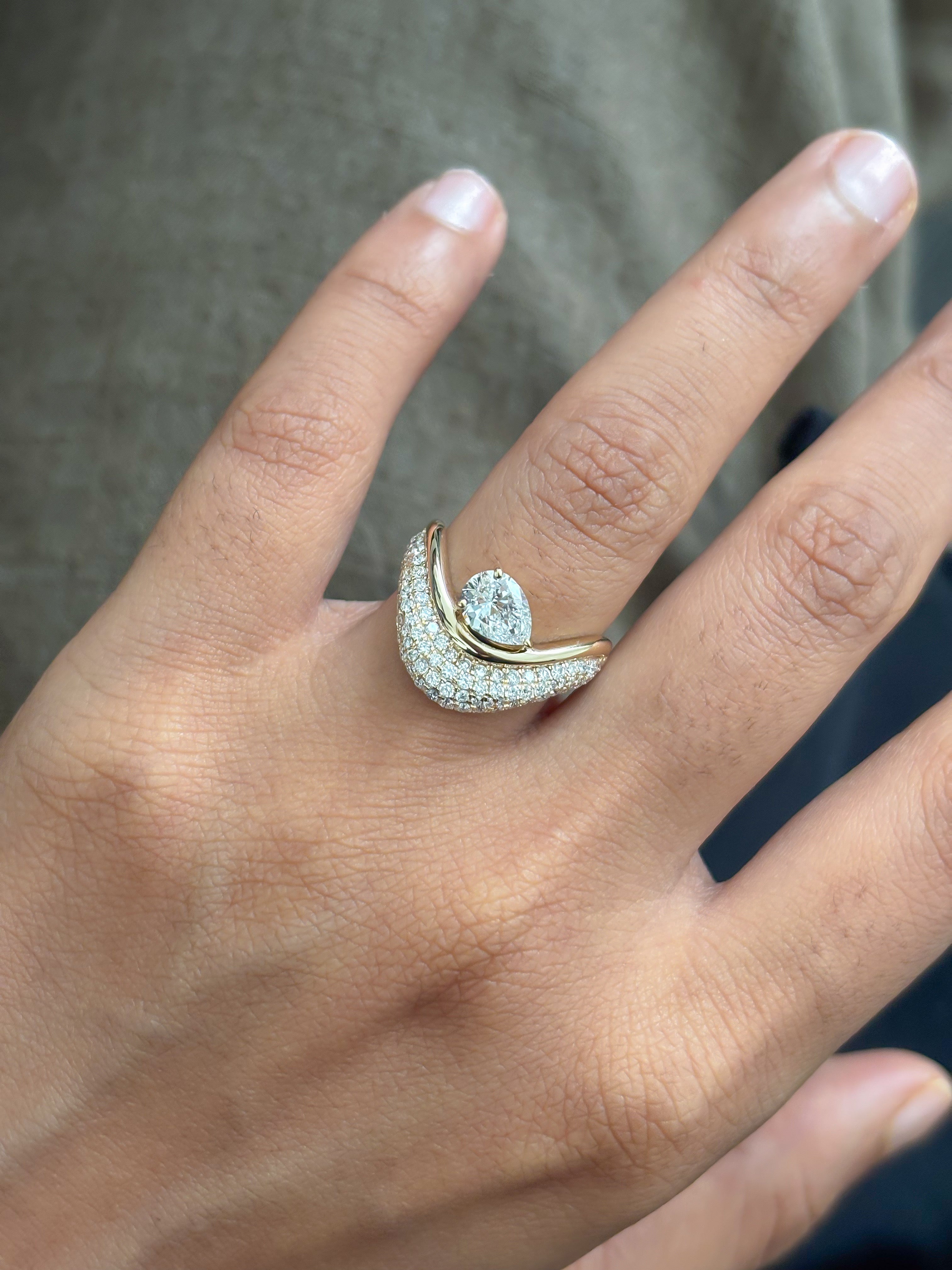 JPRG-5772/13624 Lab Grown Diamond Ring | 14K
