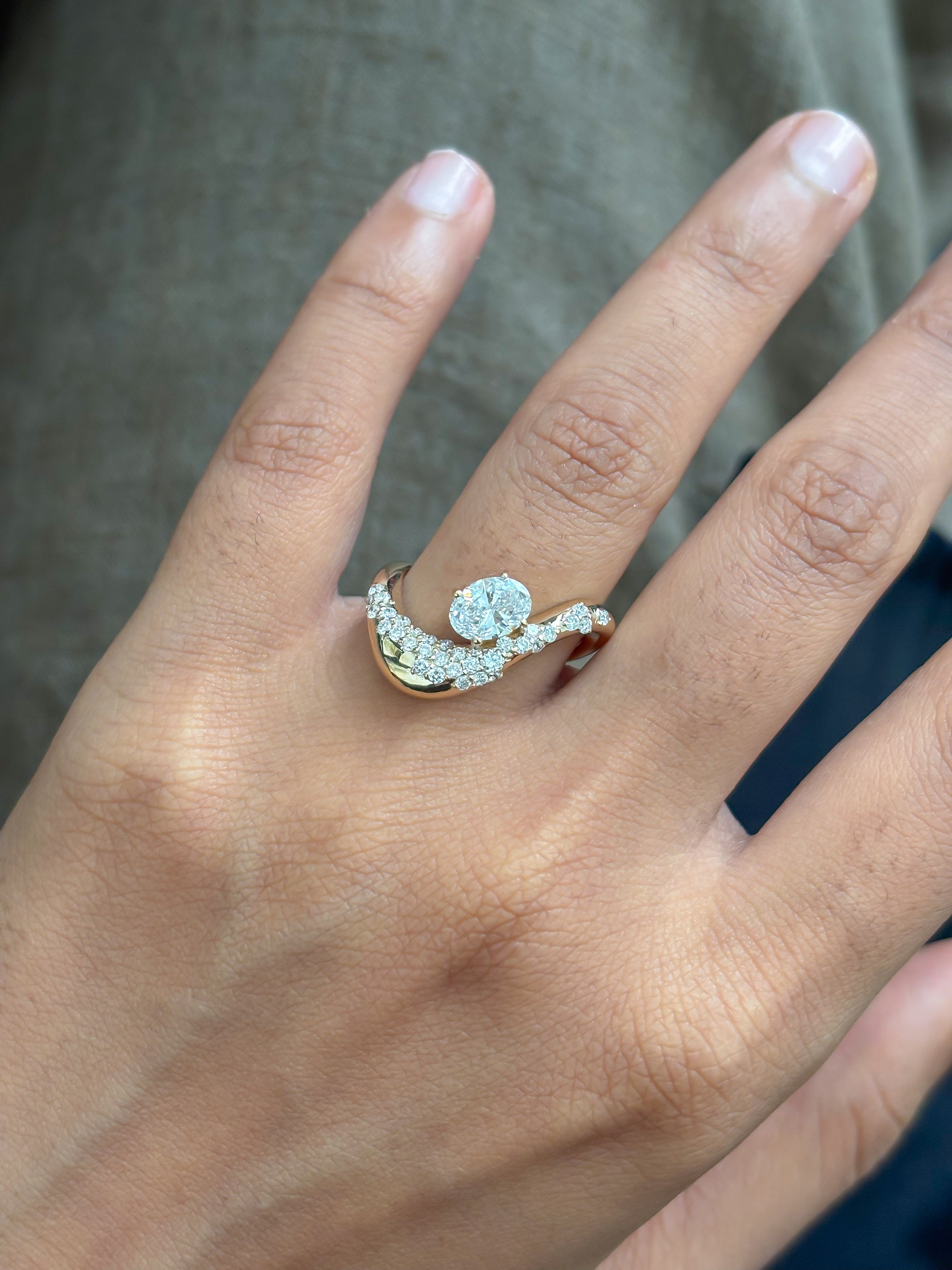 JPRG-5774/13626 Lab Grown Diamond Ring | 14K