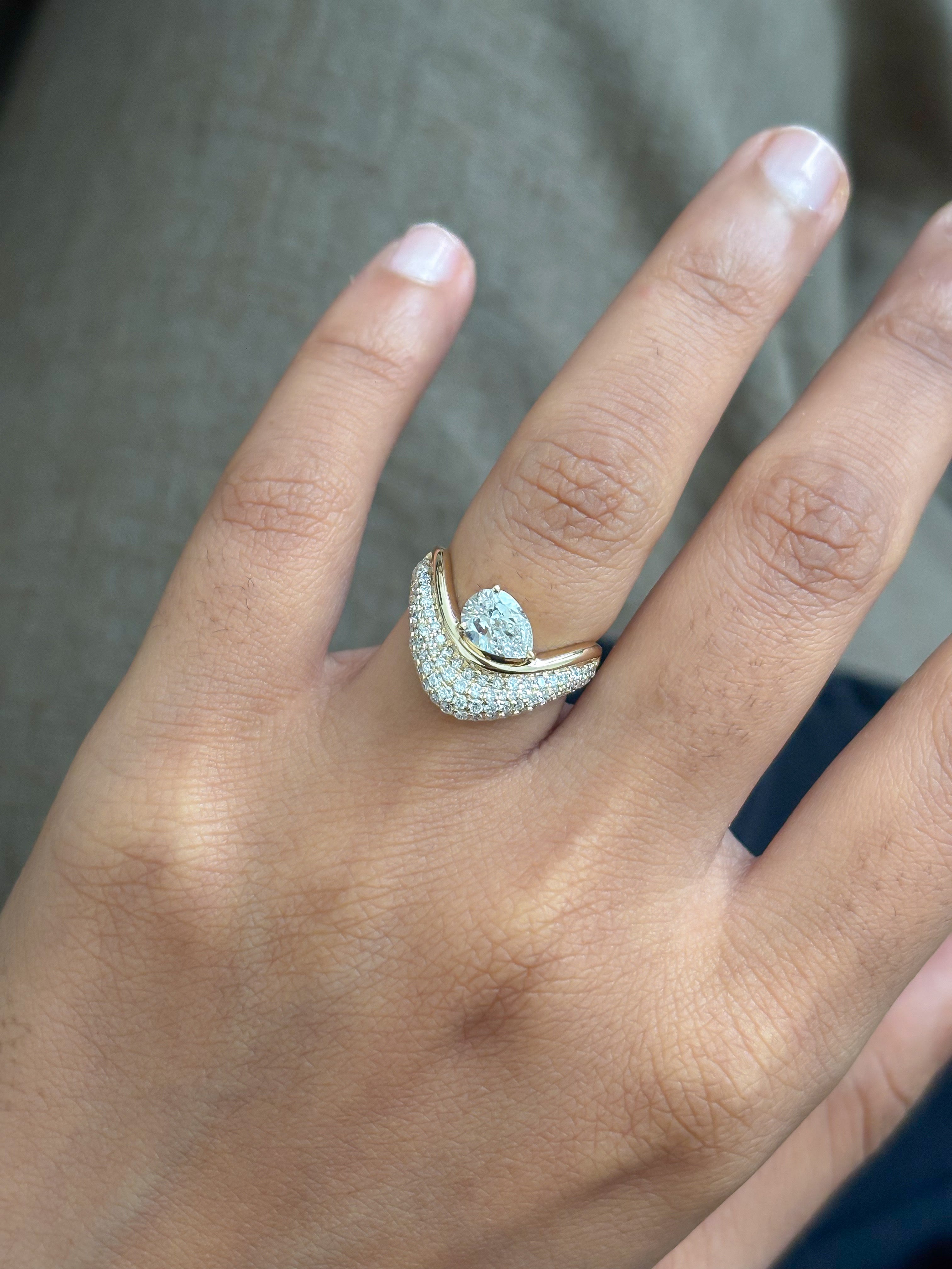 JPRG-5775/13627 Lab Grown Diamond Ring | 14K