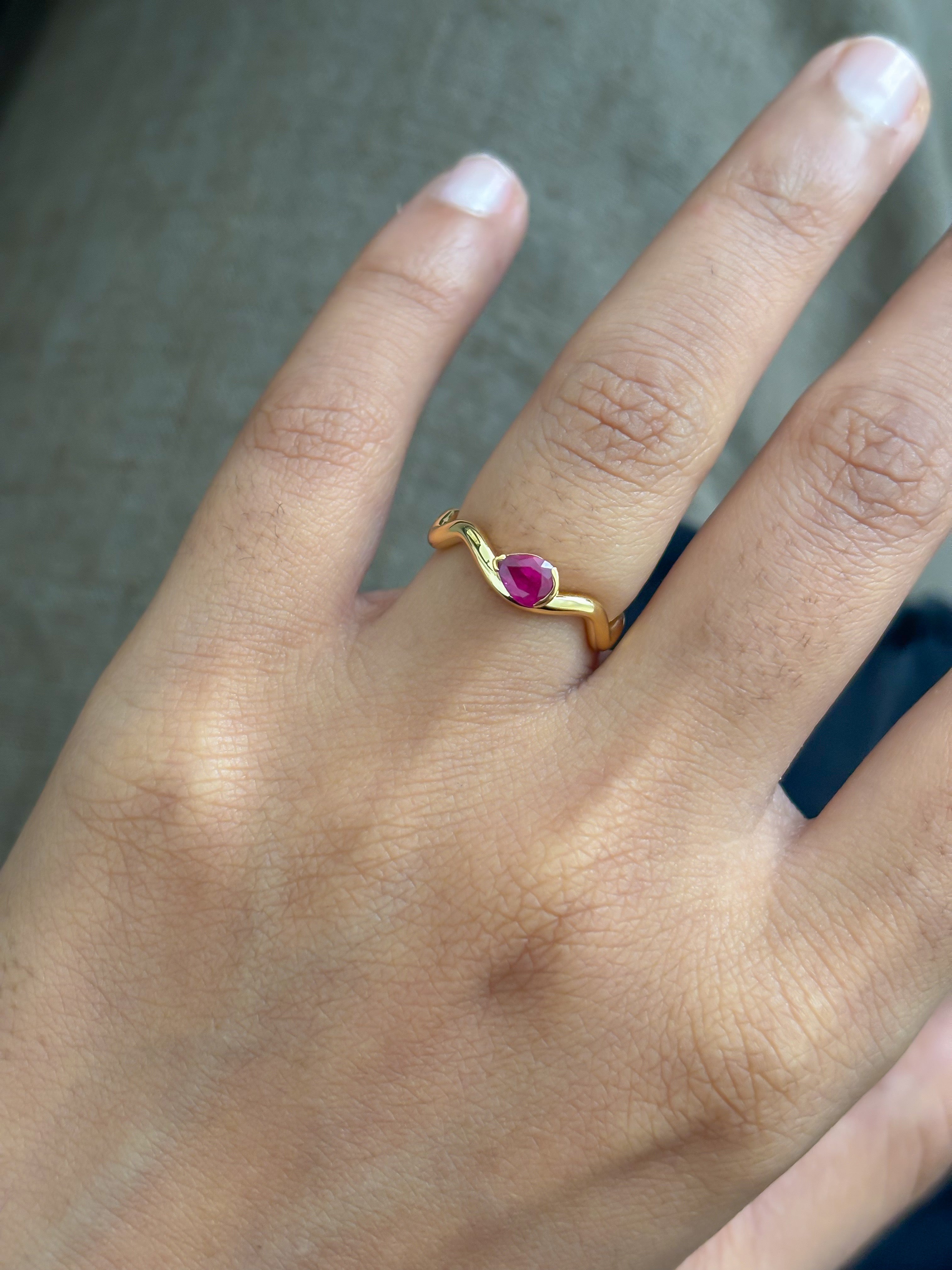 JPRG-5779/13633 Ruby Ring | 18K