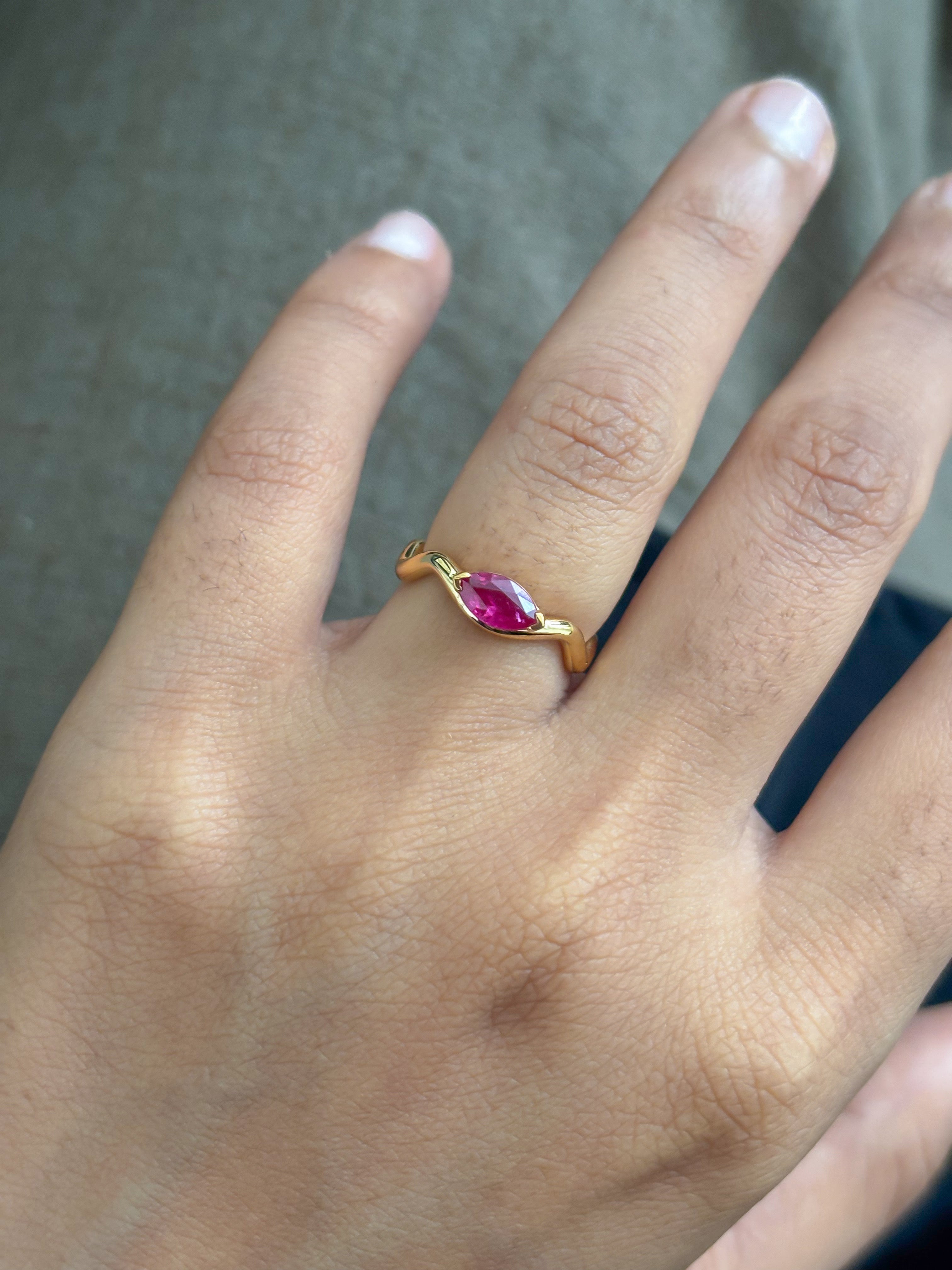 JPRG-5780/13634 Ruby Ring | 18K