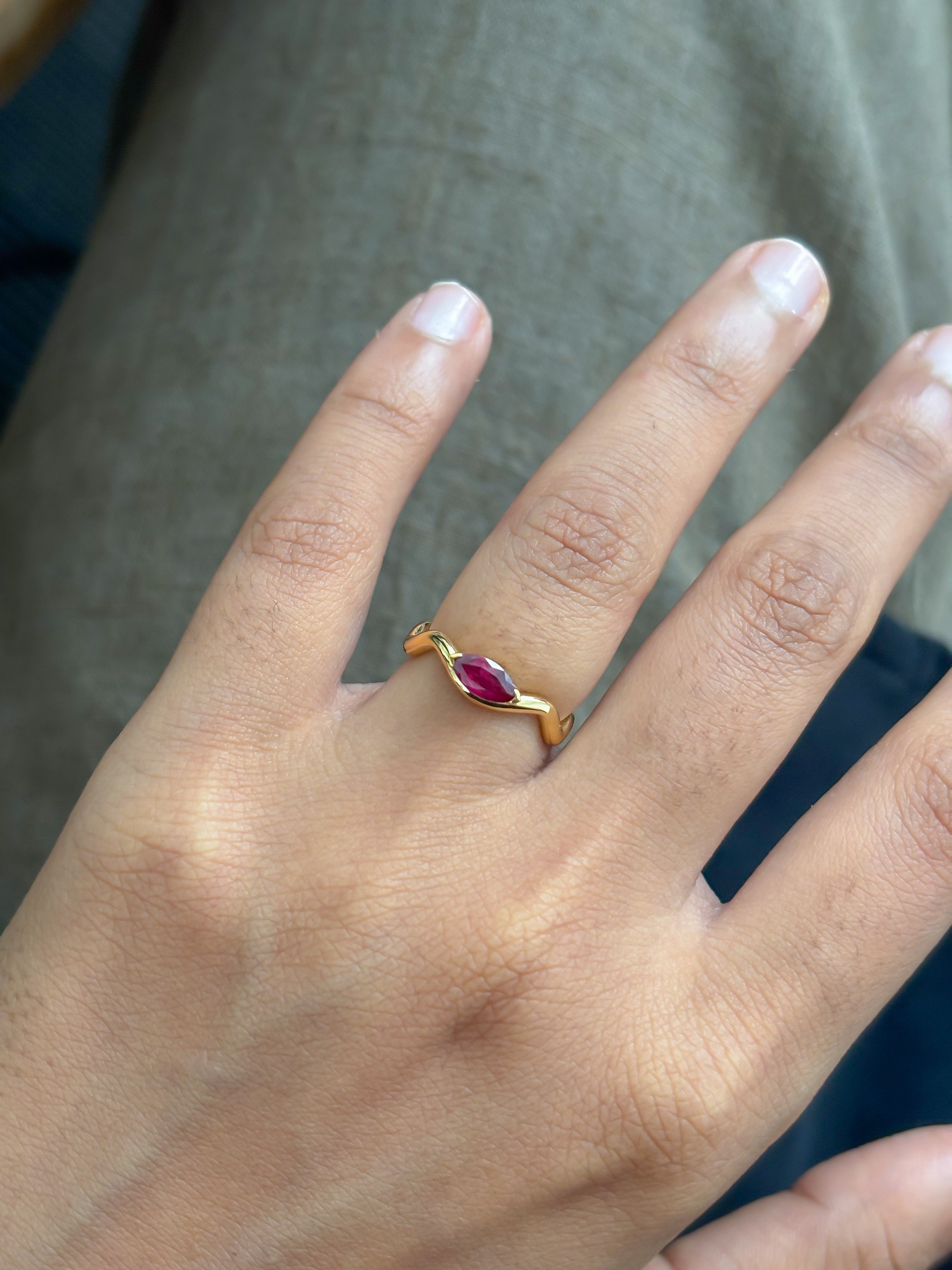 JPRG-5781/13635 Ruby Ring | 18K