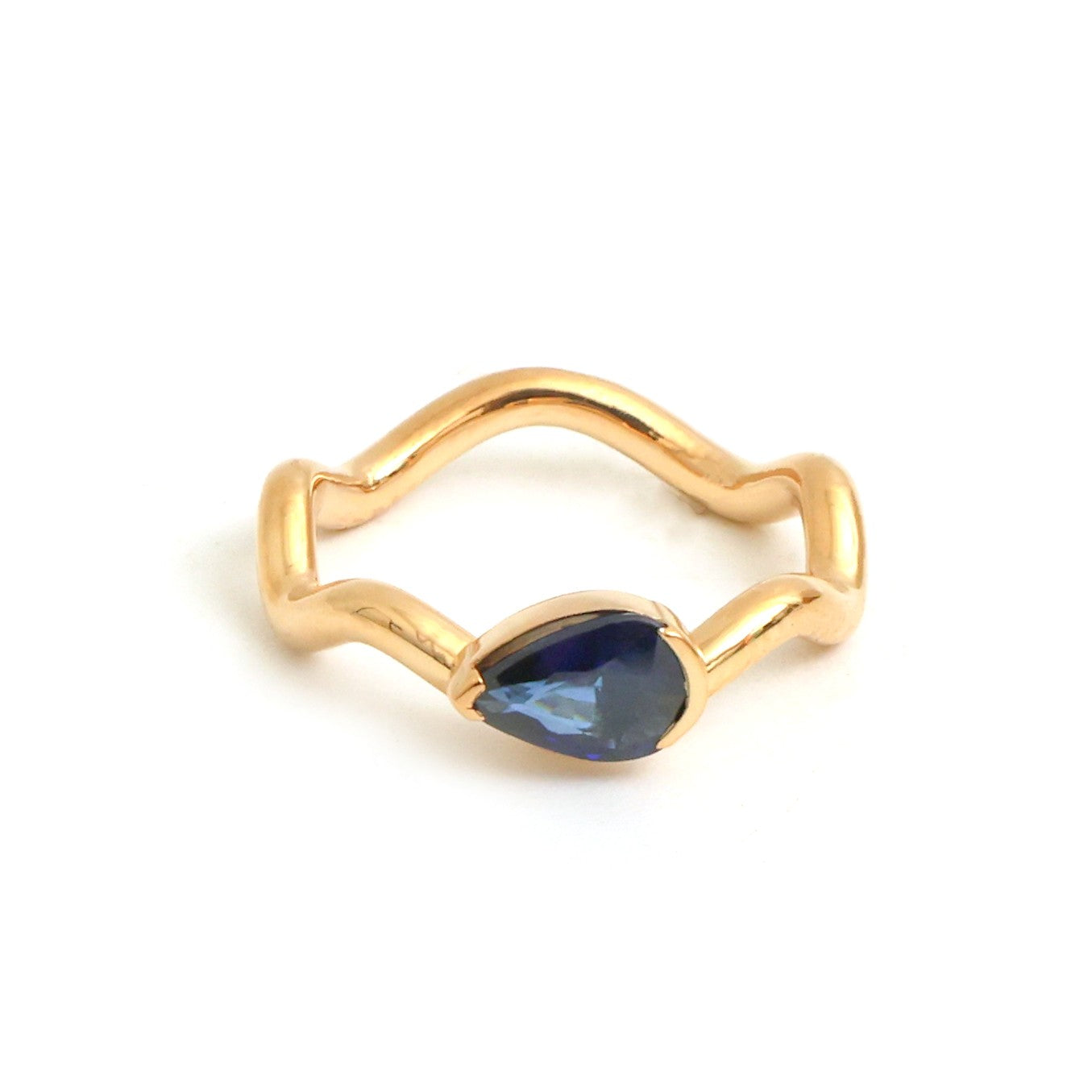 JPRG-5787/13641 Blue Sapphire Ring | 18K