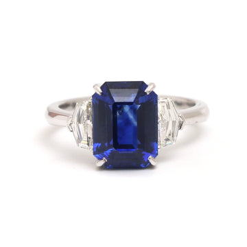 JPRG-579/1380 Blue Sapphire Ring | 18K