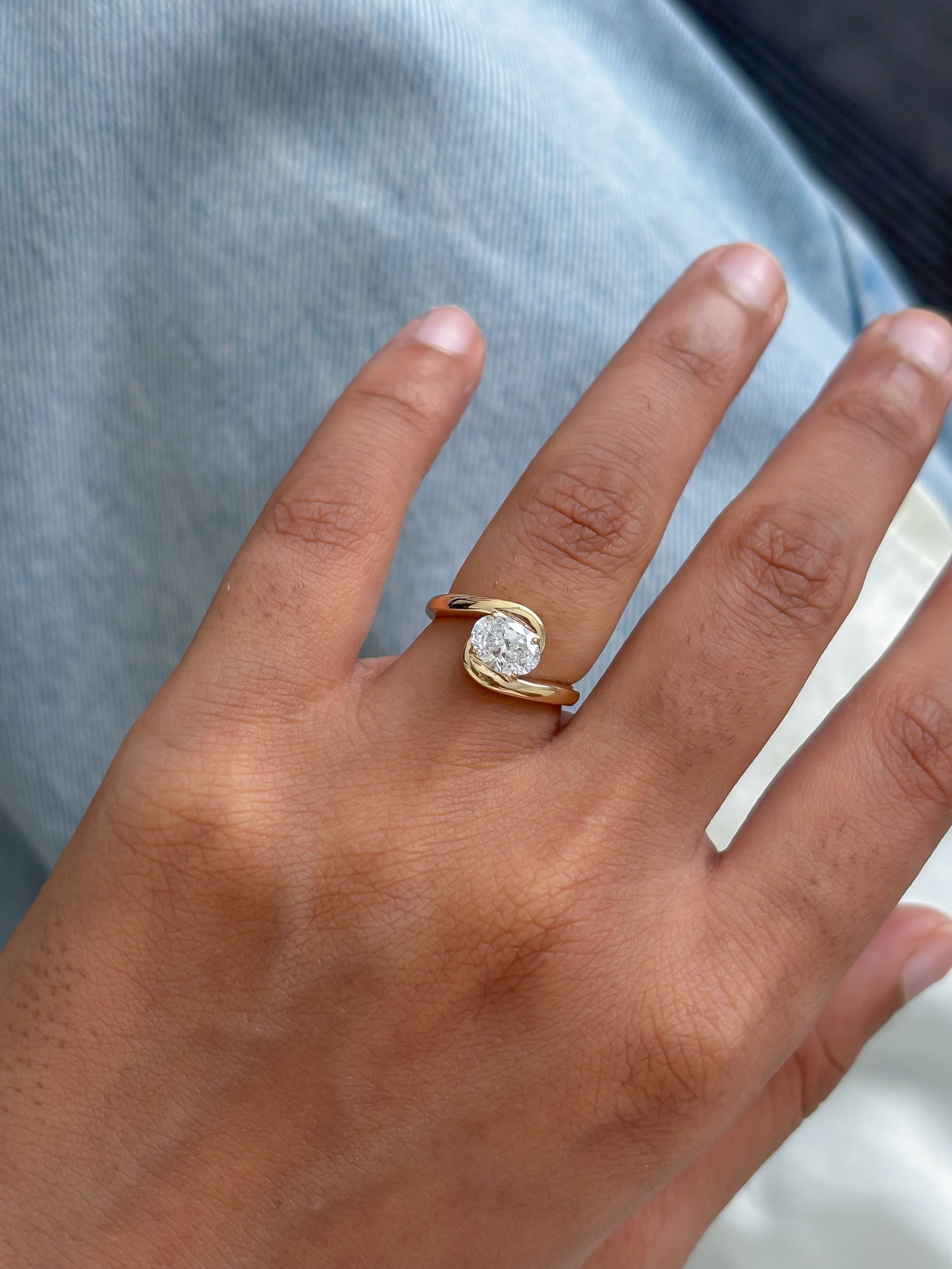 JPRG-5800/13654 Lab Grown Diamond Ring | 14K