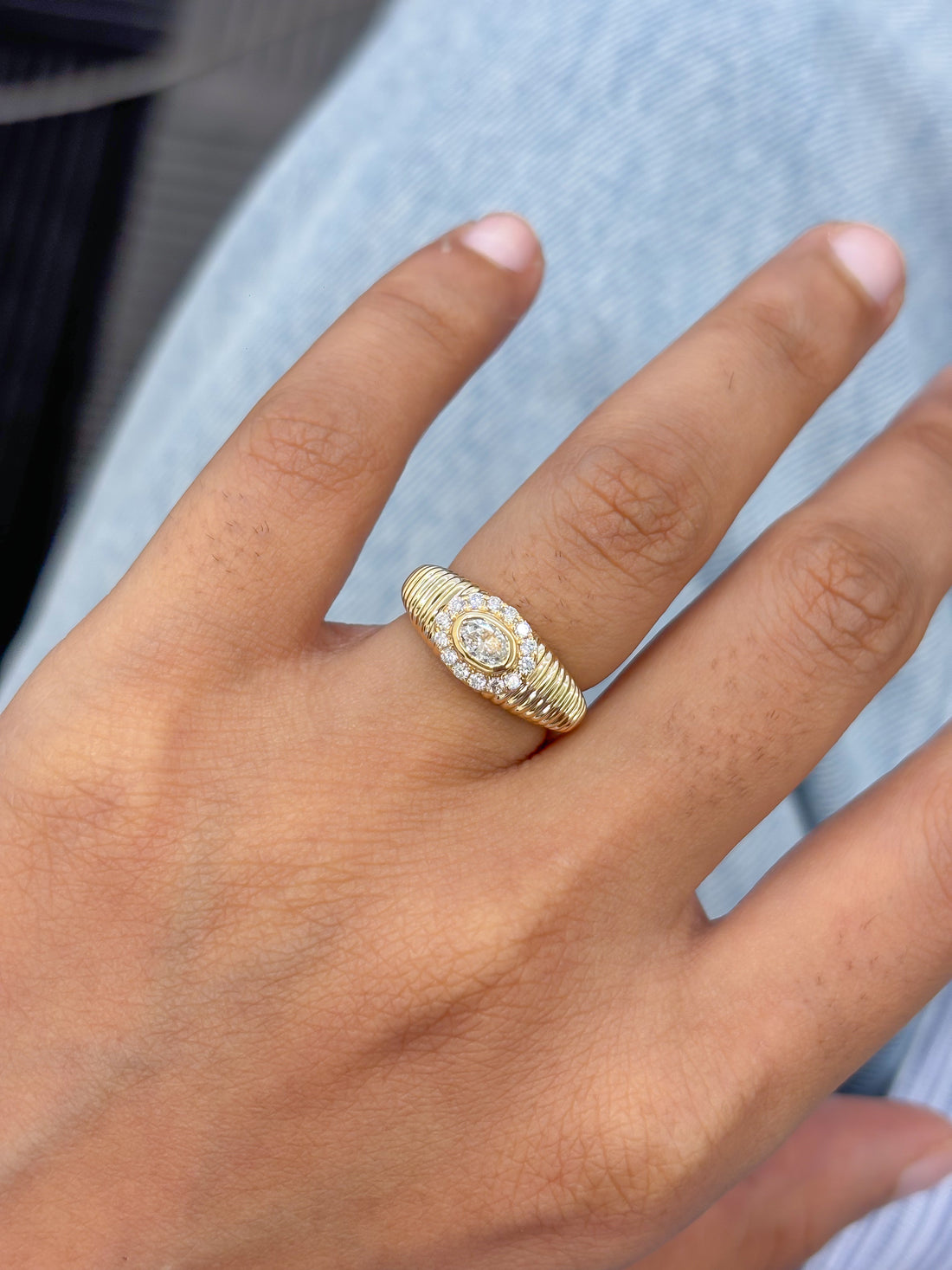 JPRG-5812/13714 Emerald Ring | 14K