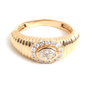 JPRG-5812/13714 Emerald Ring | 14K