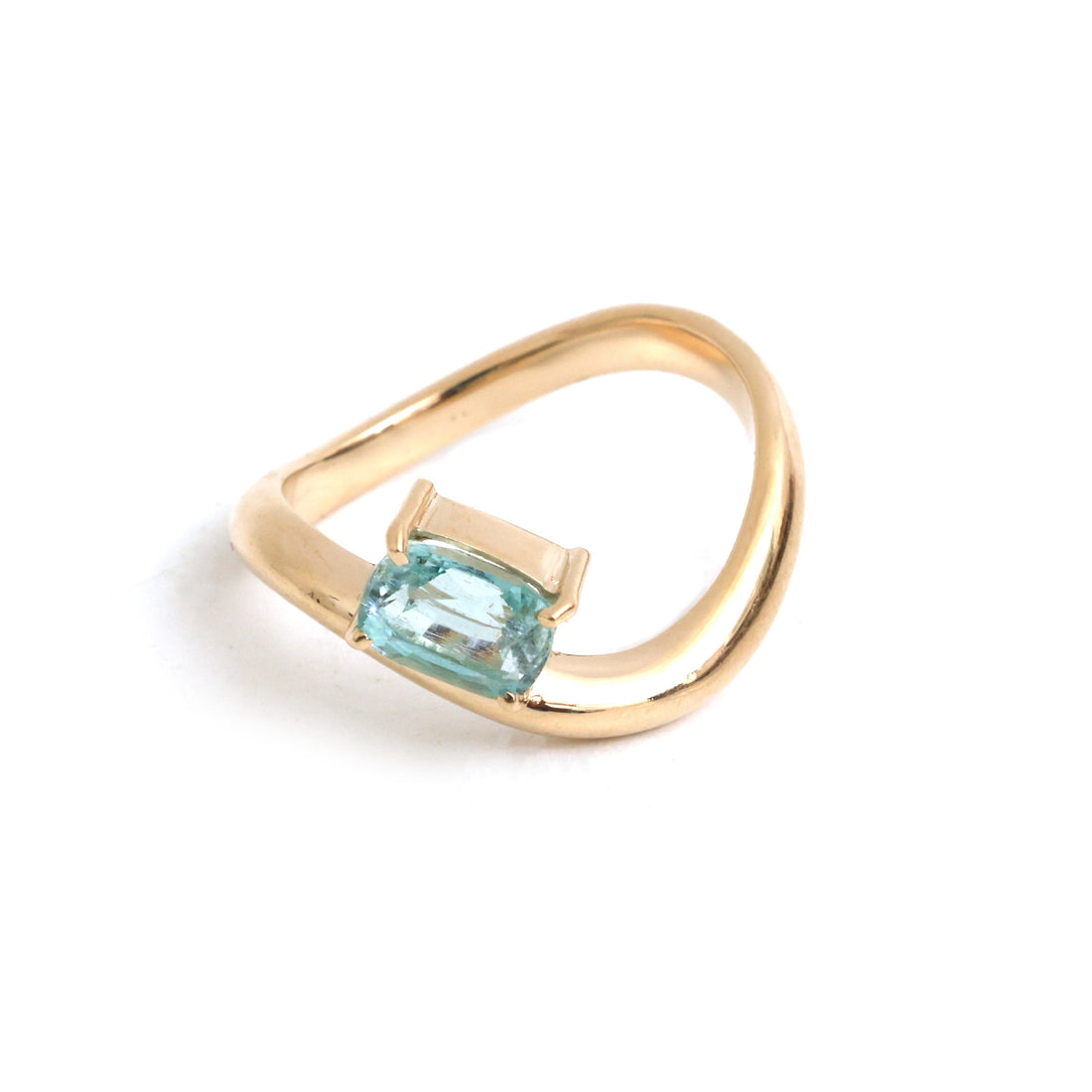 JPRG-5813/13715 Emerald Ring | 14K