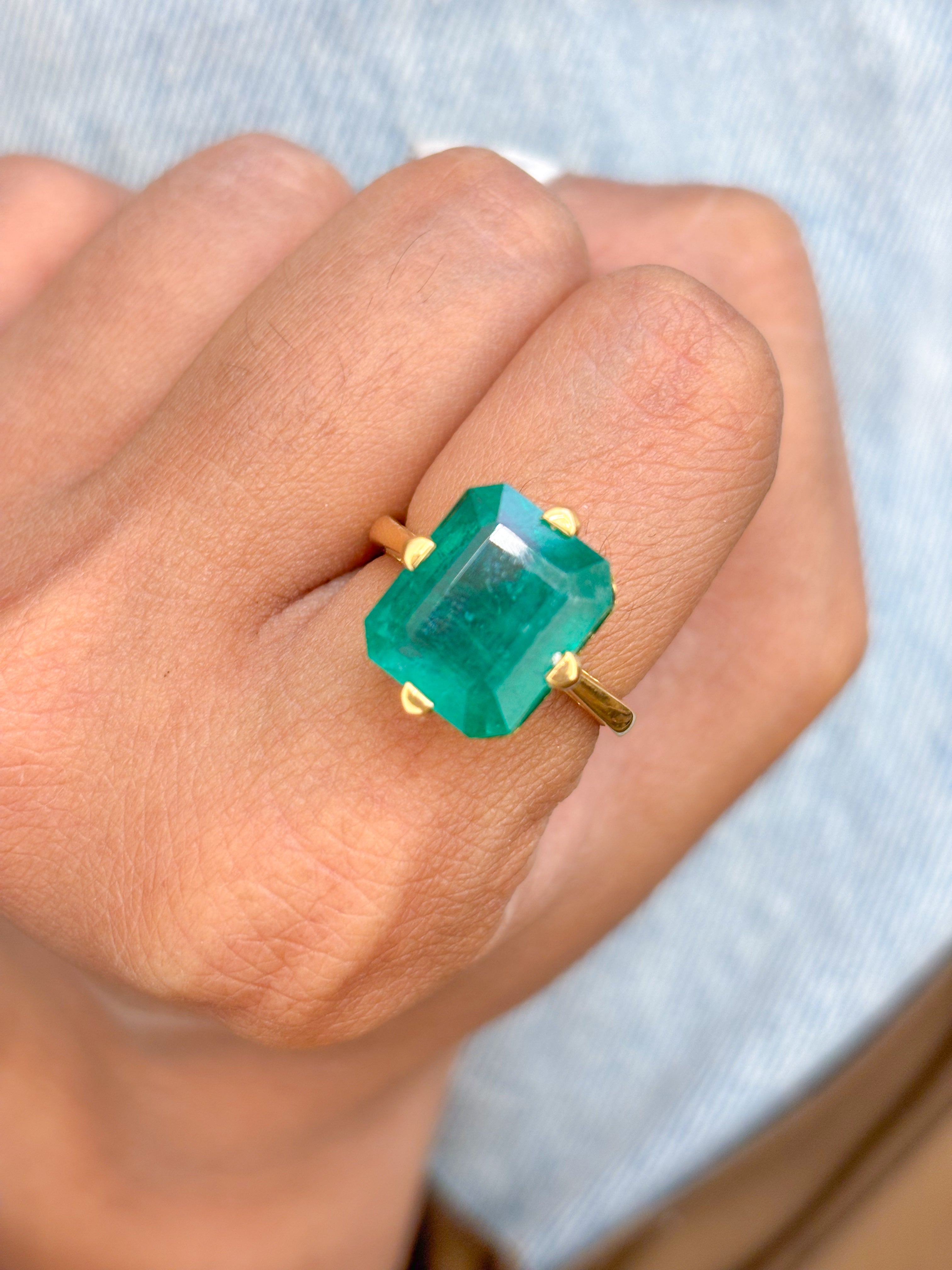 JPRG-582/1581 Emerald Ring | 18K