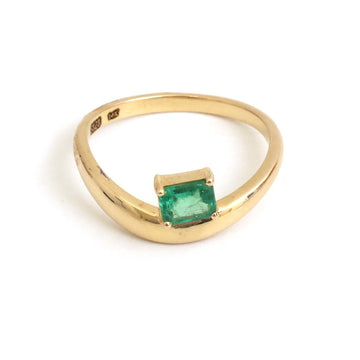 JPRG-5828/13740 Emerald Ring | 14K