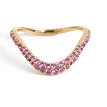 JPRG-5832/13778 Pink Sapphire Ring | 14K