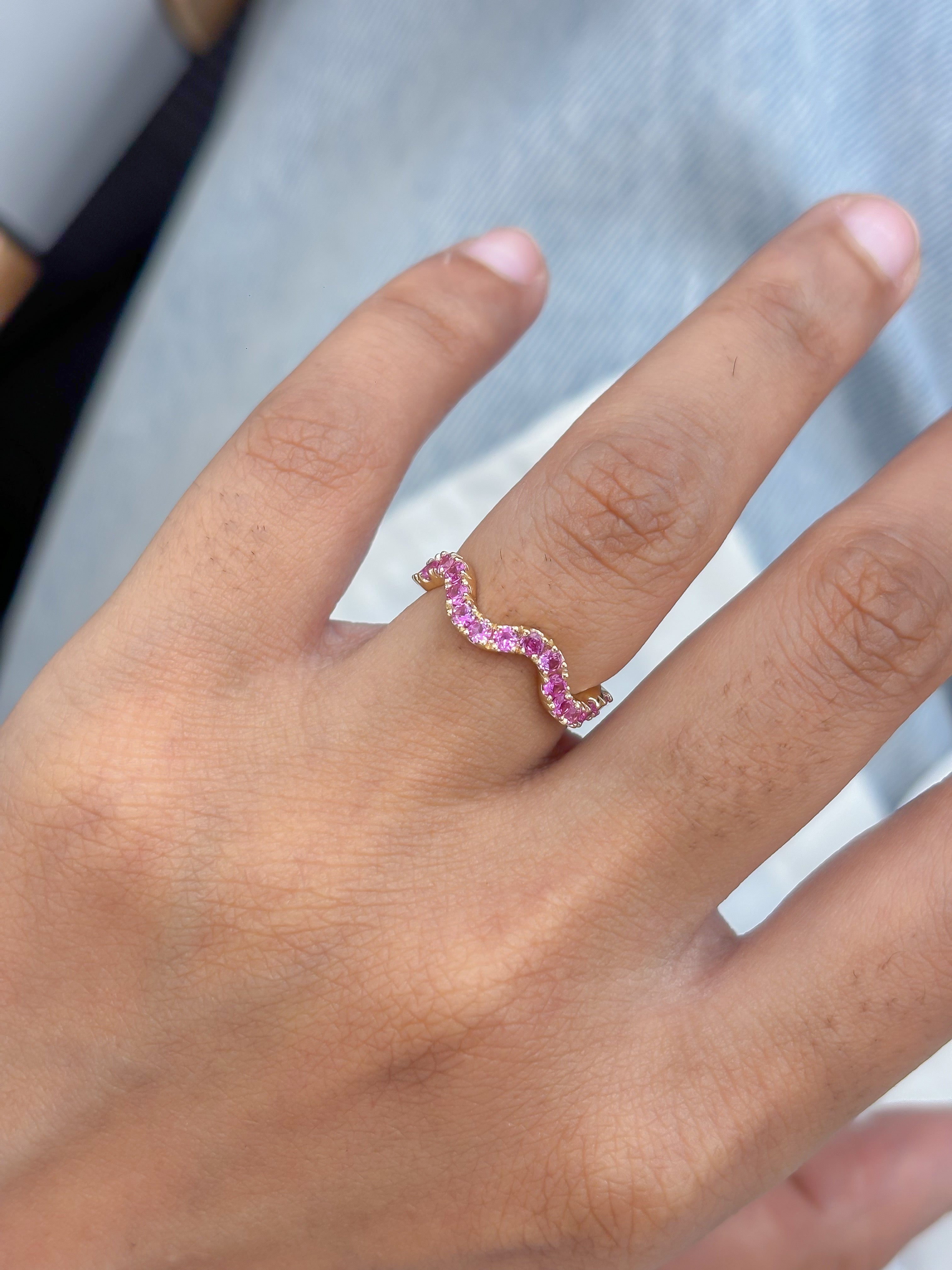 JPRG-5833/13806 Pink Sapphire Ring | 14K