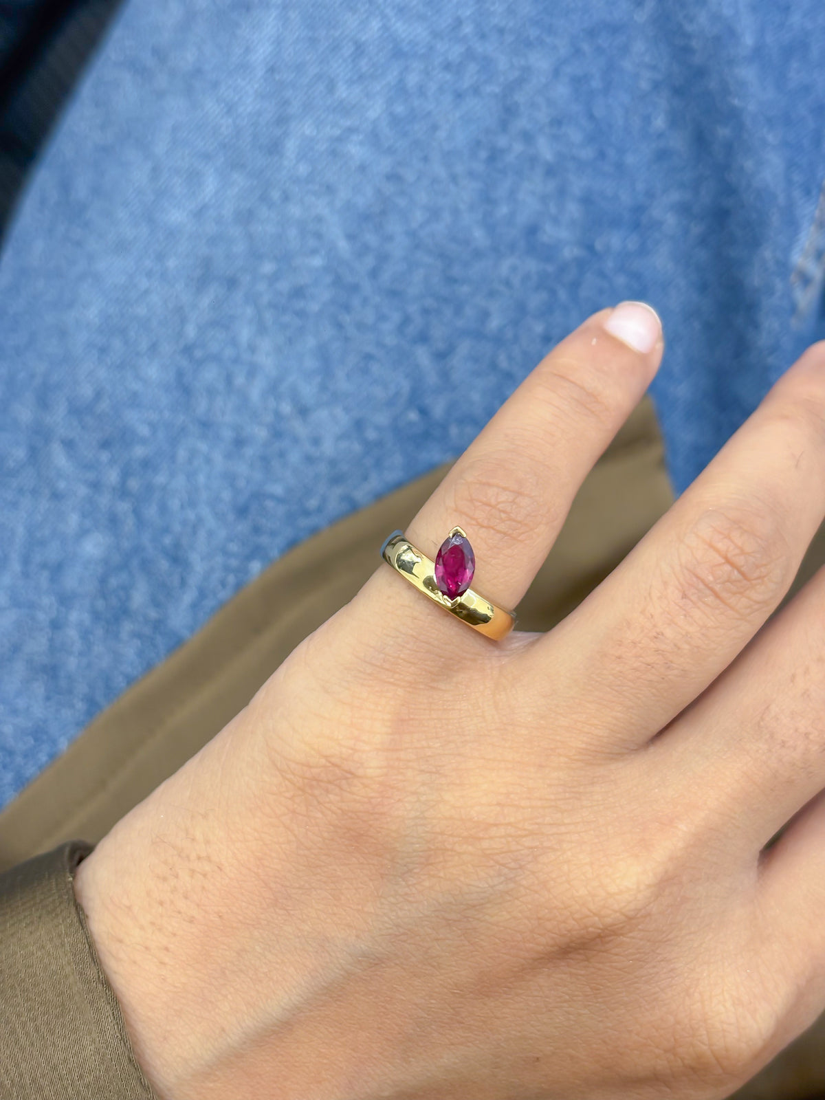 JPRG-5847/13857 Ruby Ring | 18K