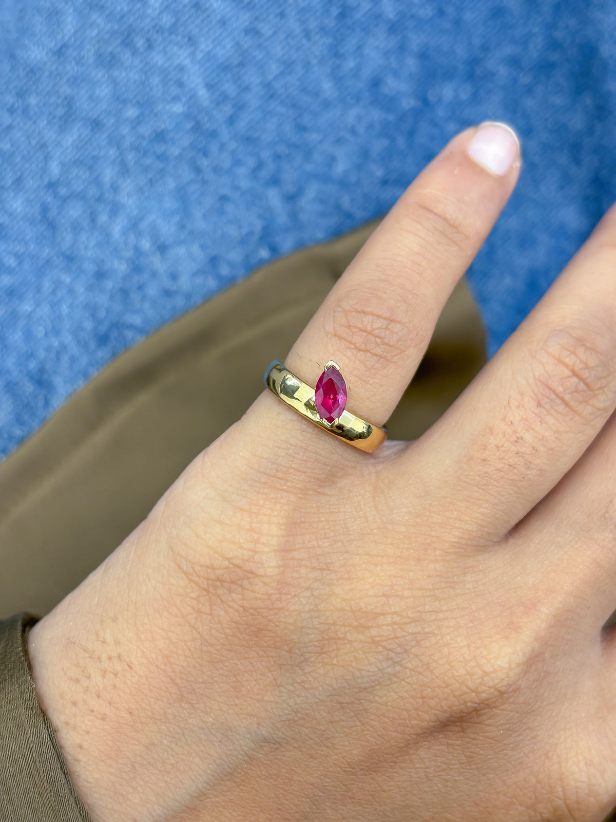 JPRG-5848/13858 Ruby Ring | 18K
