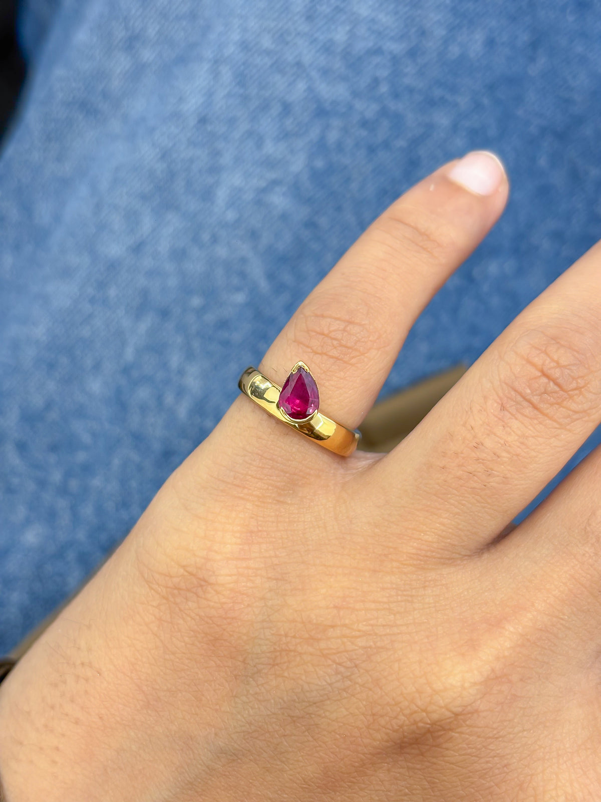 JPRG-5852/13862 Ruby Ring | 18K