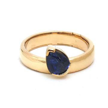 JPRG-5855/13865 Blue Sapphire Ring | 18K