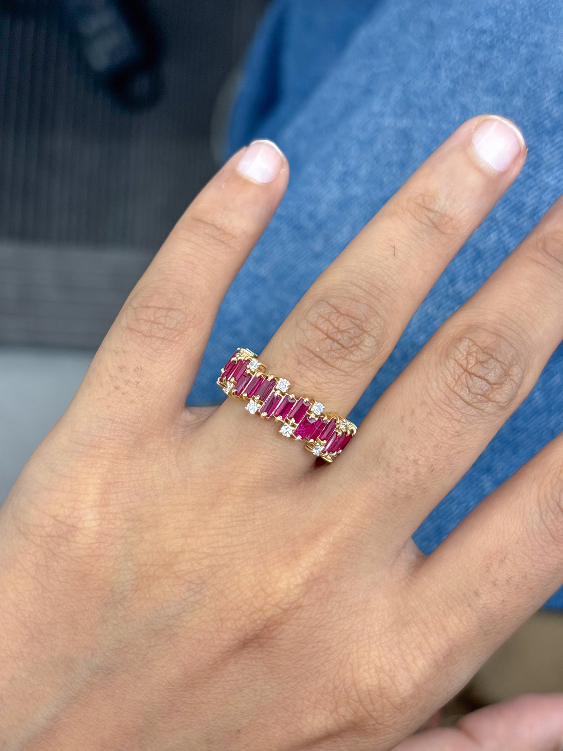 JPRG-5861/13883 Ruby Diamond Ring | 18K