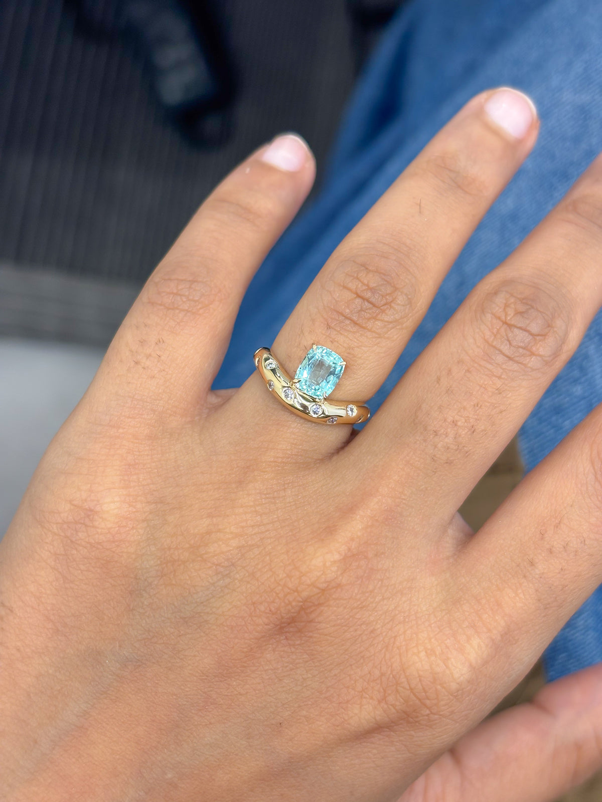 JPRG-5867/13889 Emerald Diamond Ring | 14K