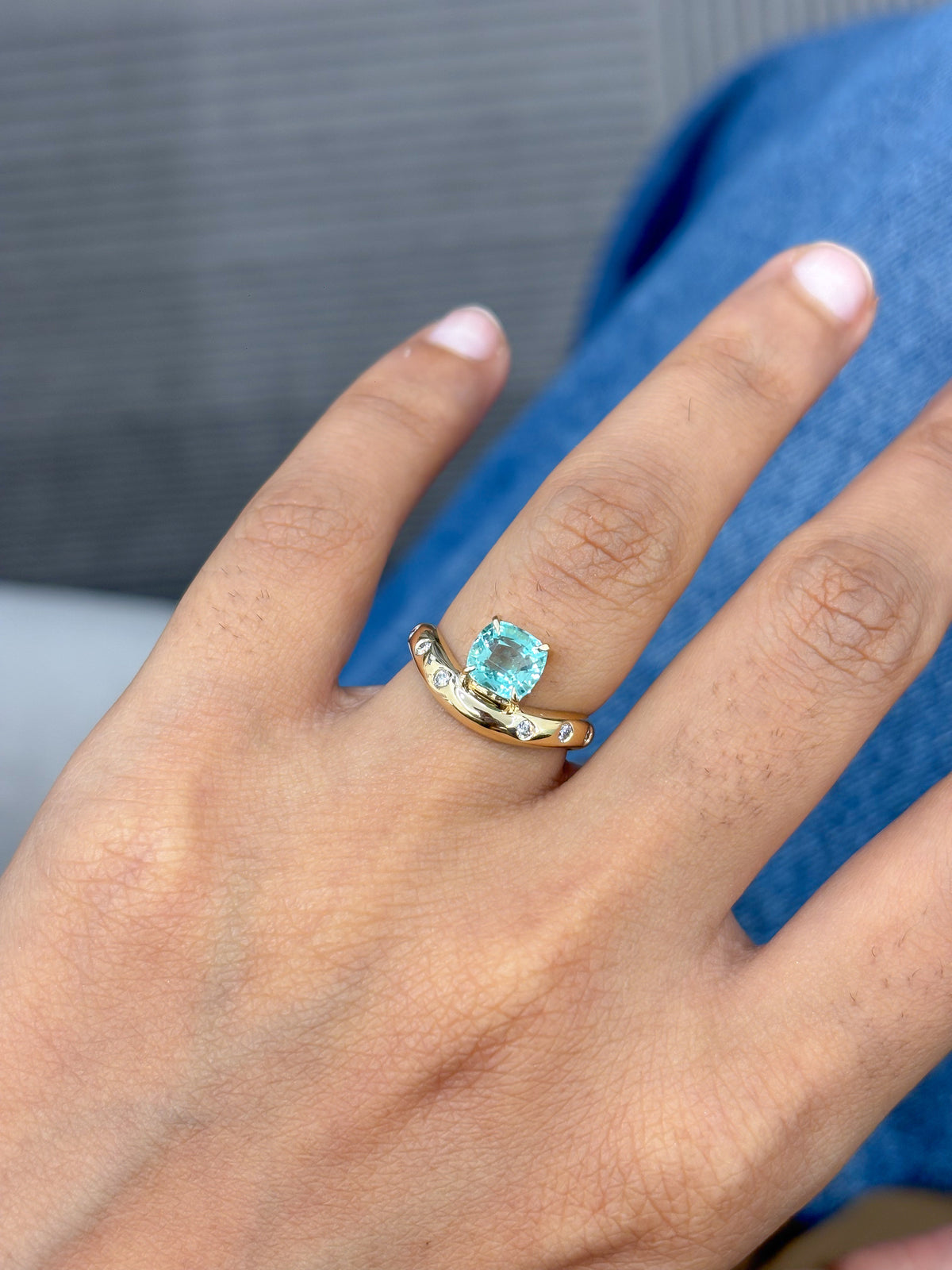 JPRG-5869/13891 Emerald Diamond Ring | 14K