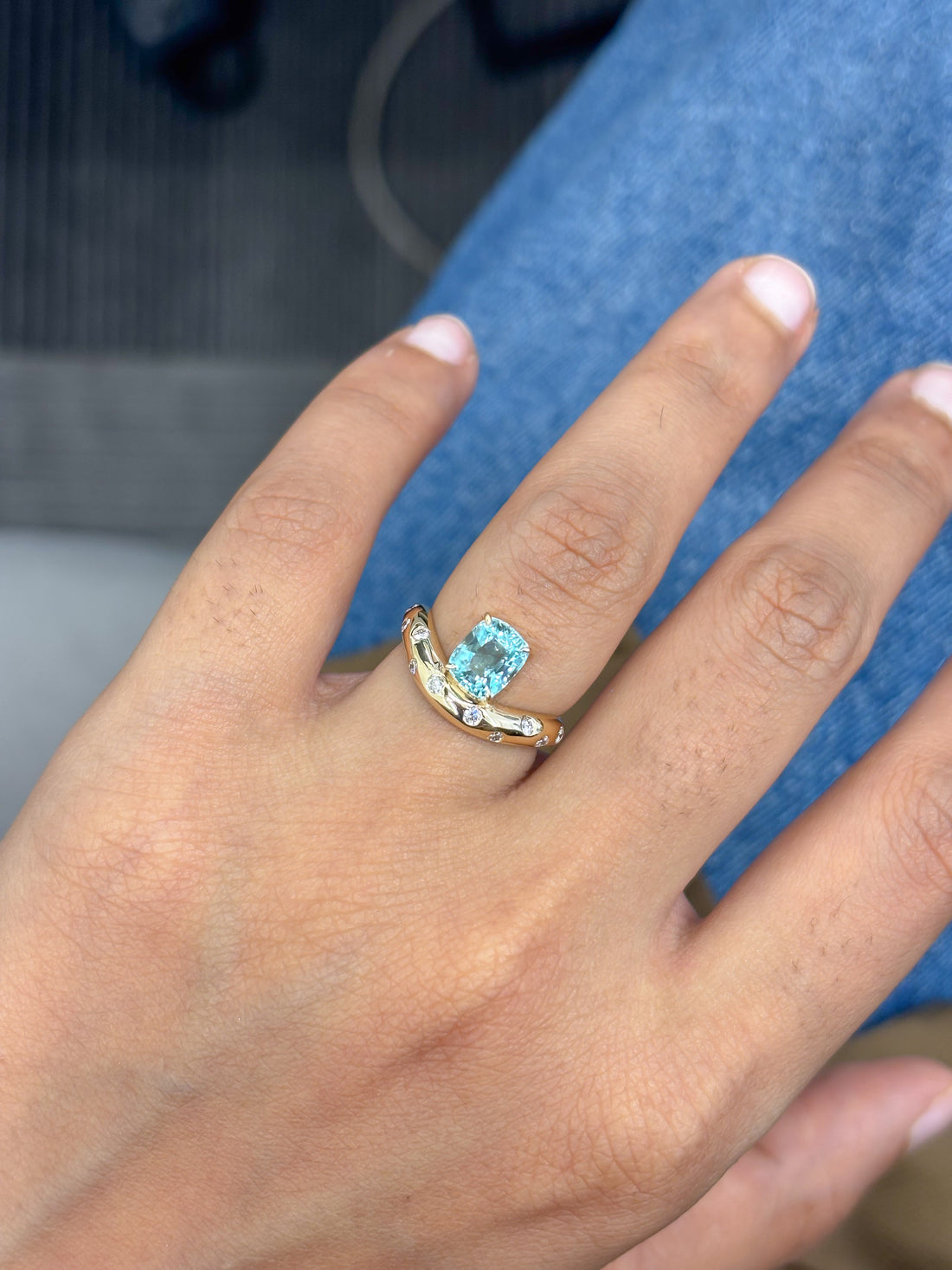 JPRG-5870/13892 Emerald Diamond Ring | 14K