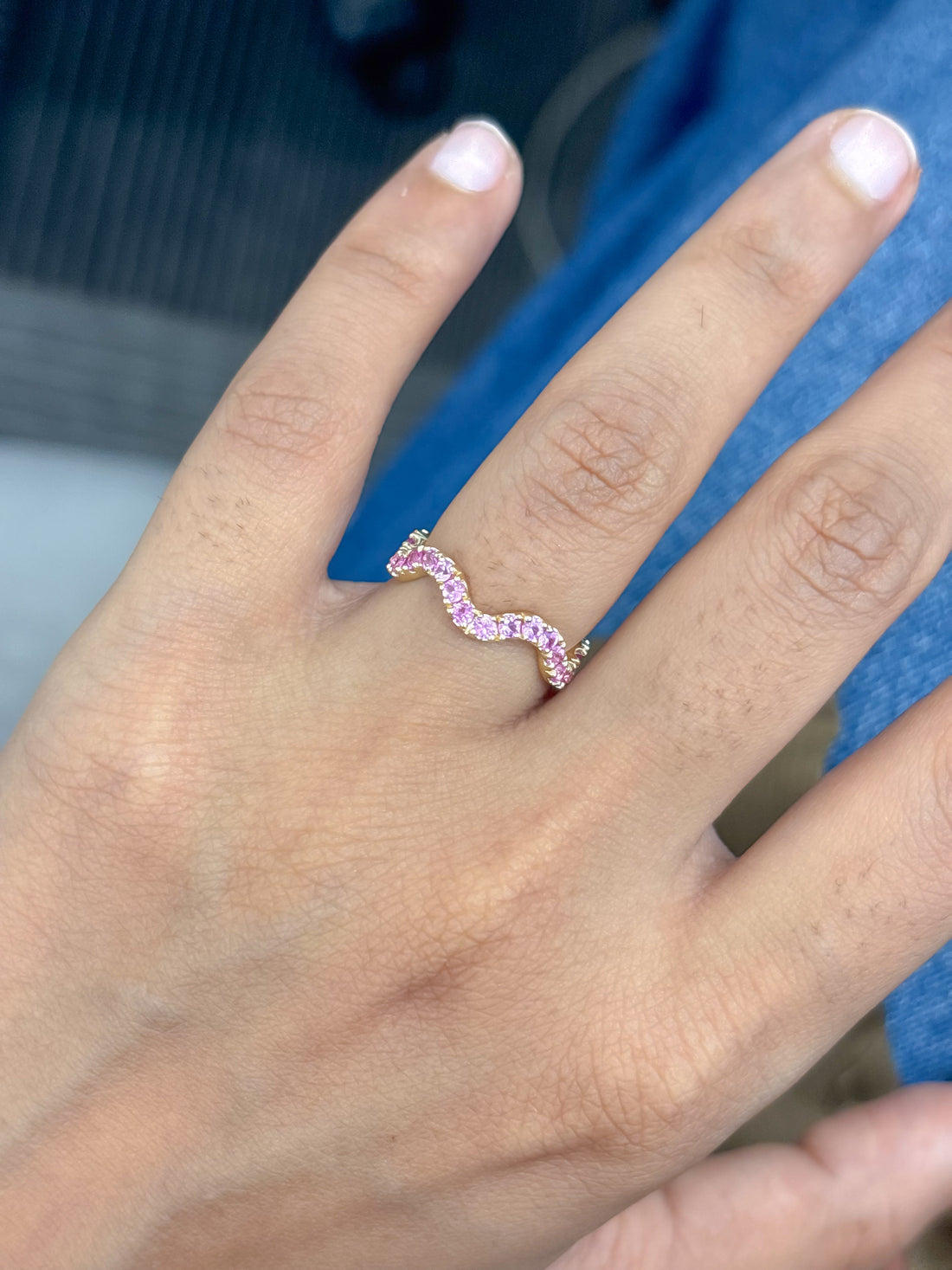 JPRG-5872/13894 Pink Sapphire Ring | 14K