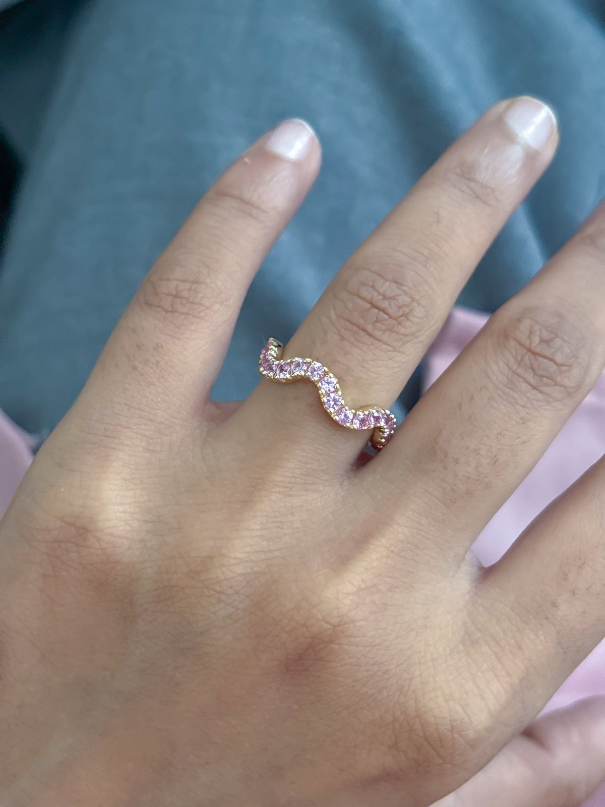 JPRG-5873/13932 Pink Sapphire Ring | 18K