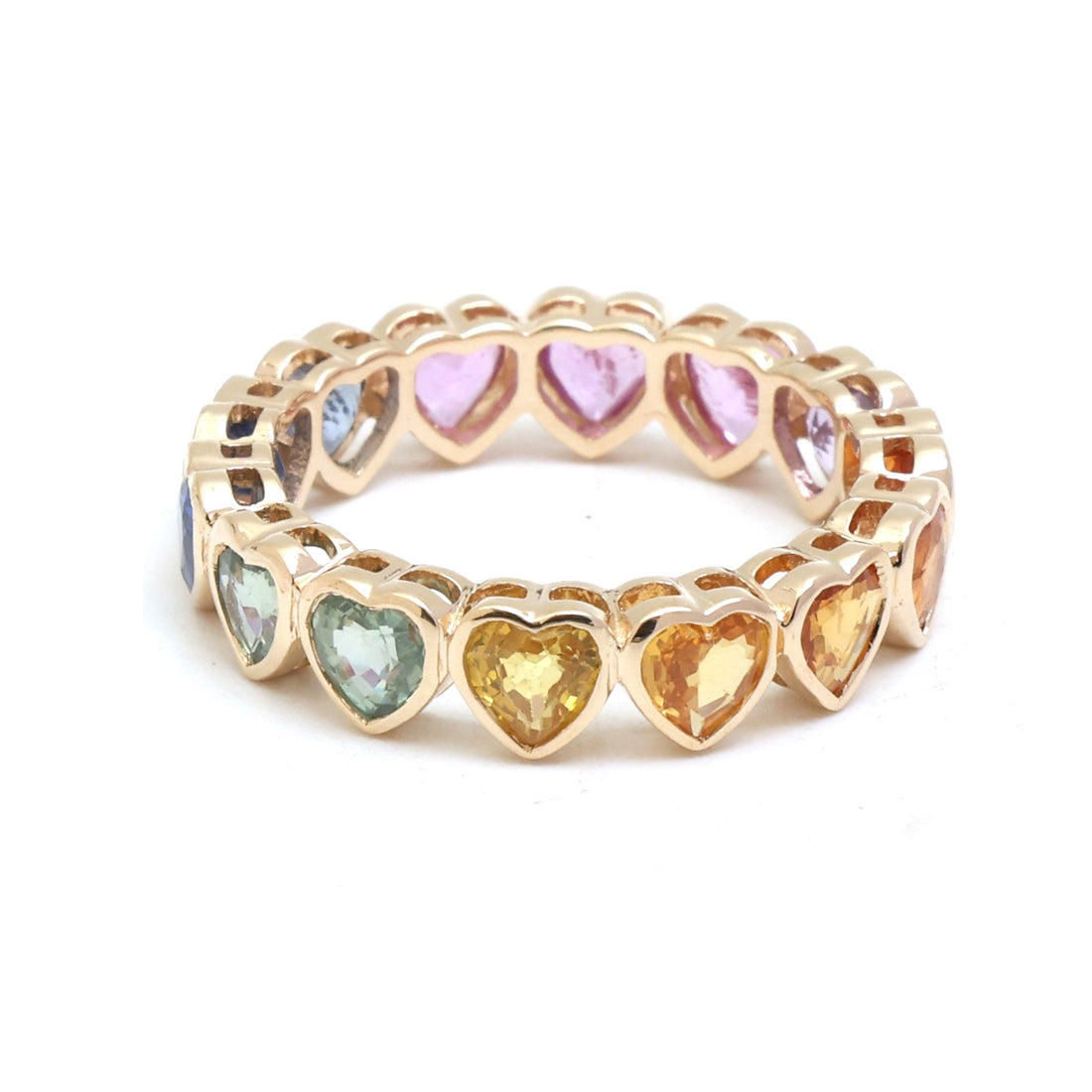 JPRG-5874/13933 Rainbow Sapphire Ring | 14K
