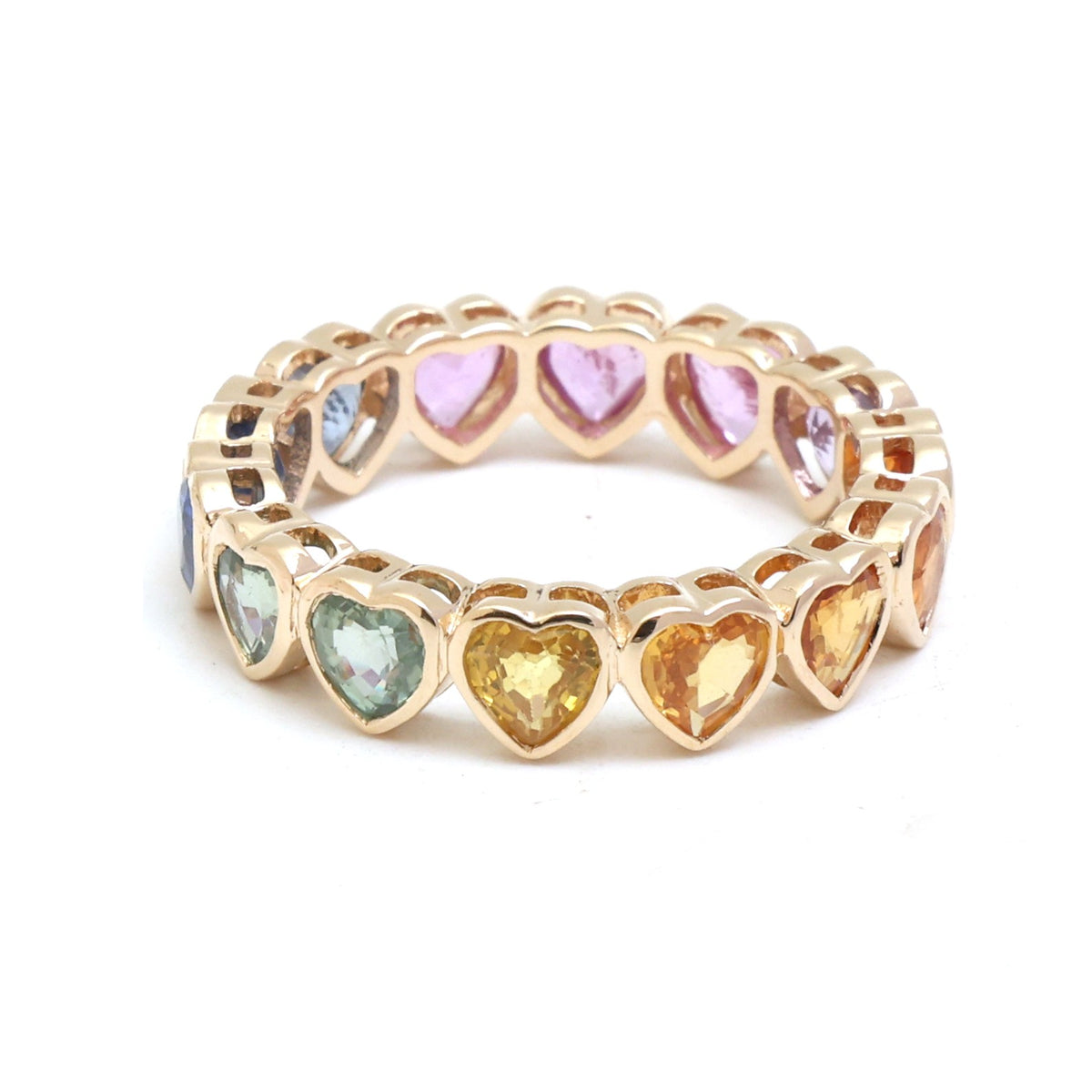 JPRG-5874/13933 Rainbow Sapphire Ring | 14K