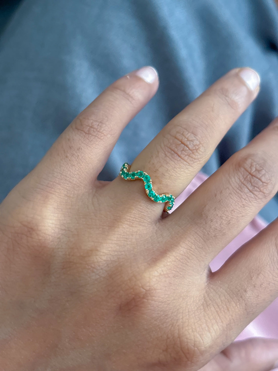 JPRG-5875/13934 Emerald Ring | 18K