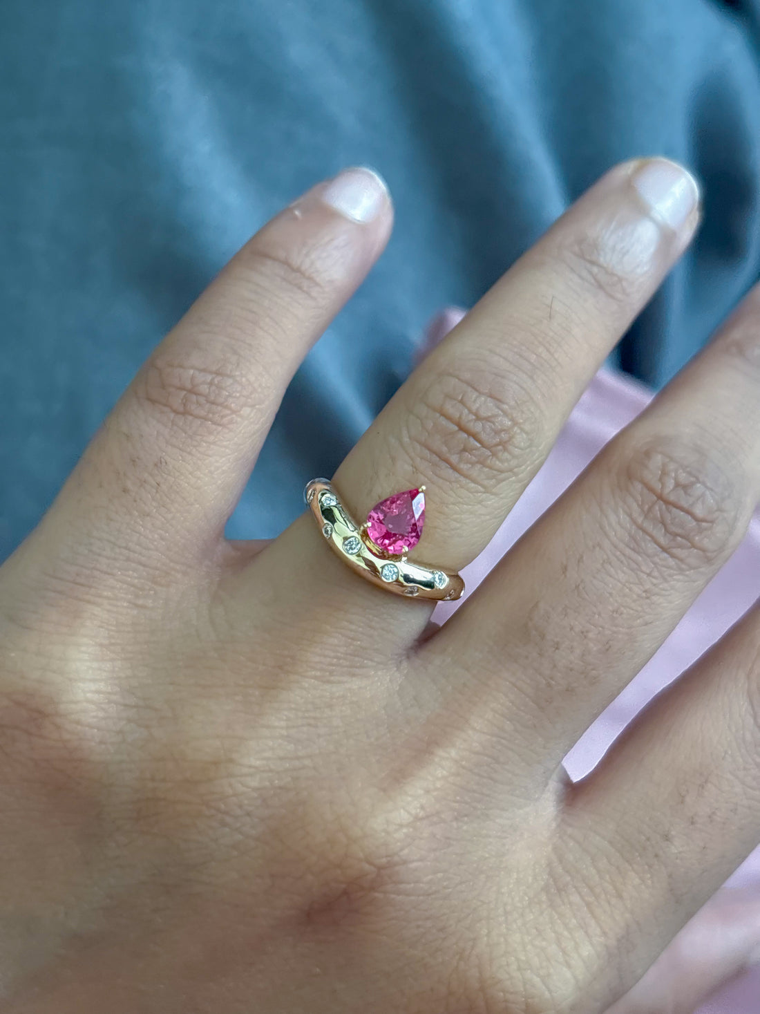 JPRG-5880/13939 Spinal Diamond Ring | 18K