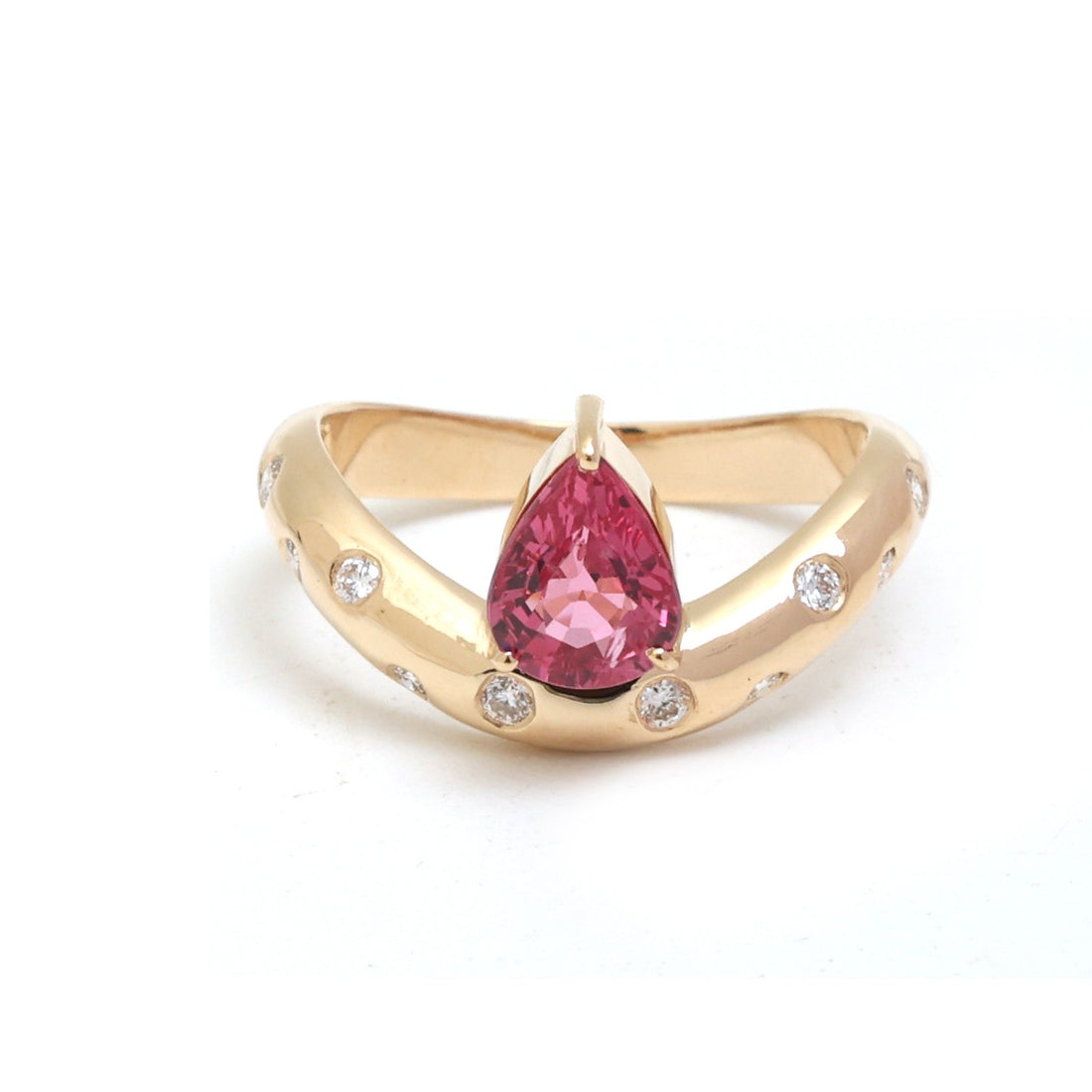 JPRG-5880/13939 Spinal Diamond Ring | 18K