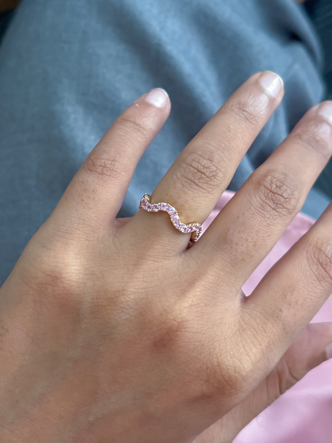 JPRG-5891/13950 Pink Sapphire Ring | 18K