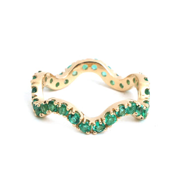 JPRG-5893/13993 Emerald Ring | 14K