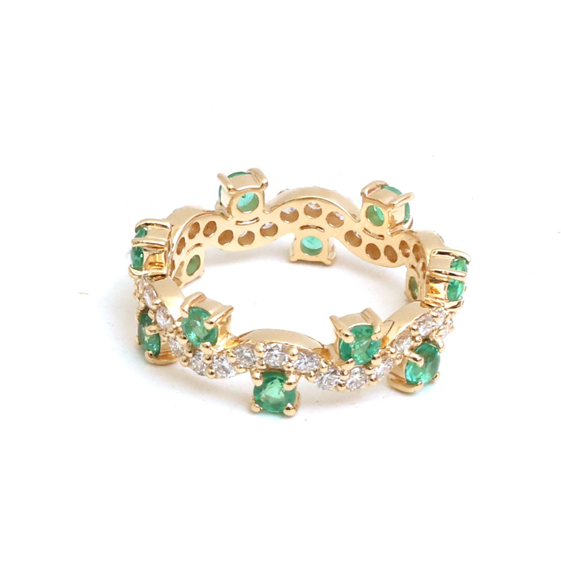 JPRG-5898/14016 Emerald Diamond Ring | 18K