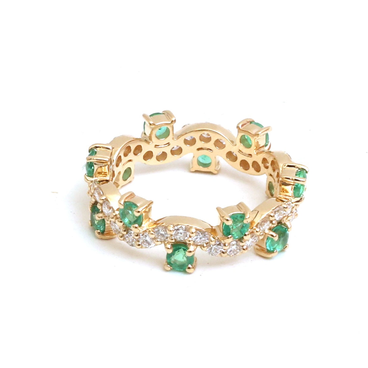 JPRG-5898/14016 Emerald Diamond Ring | 18K
