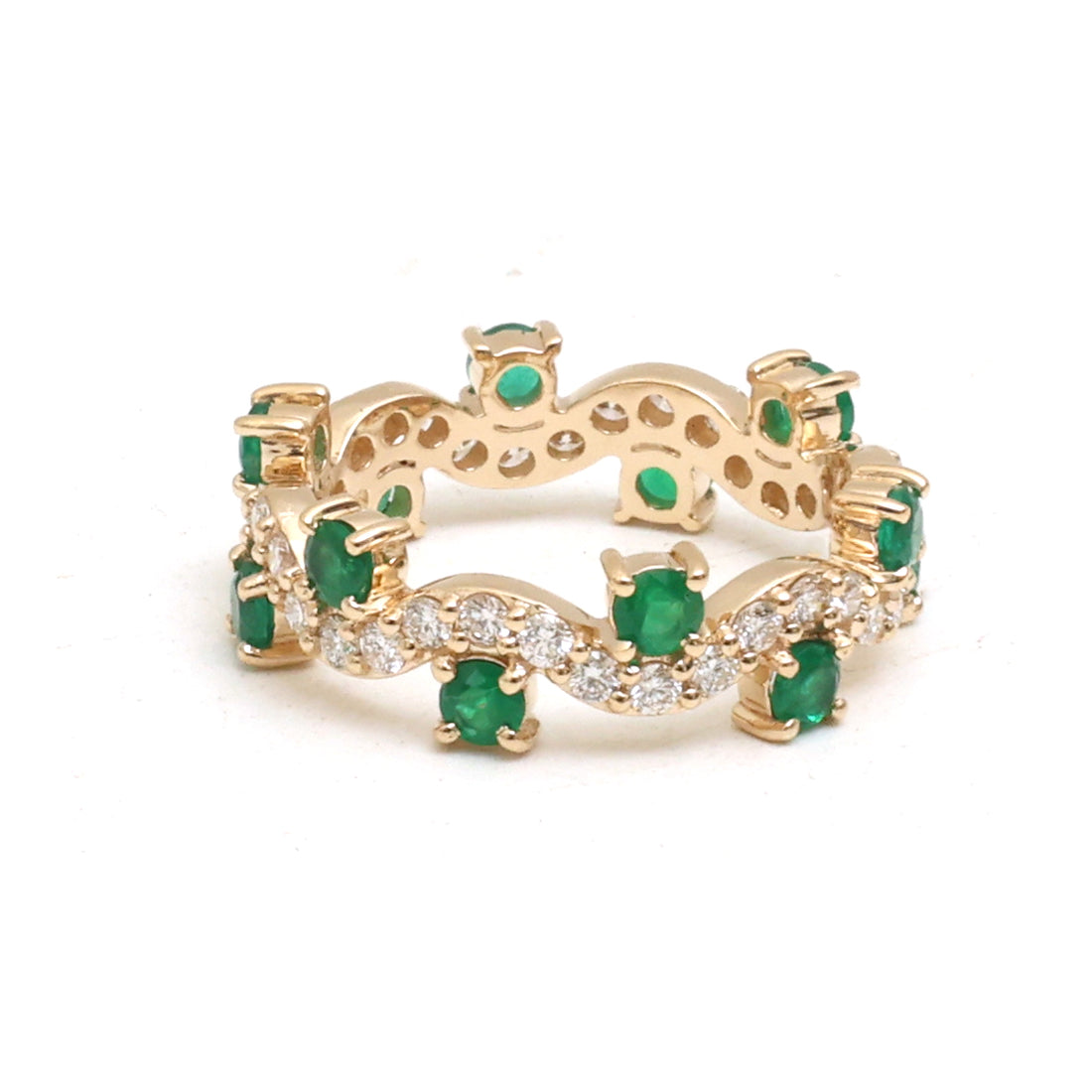 JPRG-5903/14062 Emerald Diamond Ring | 14K