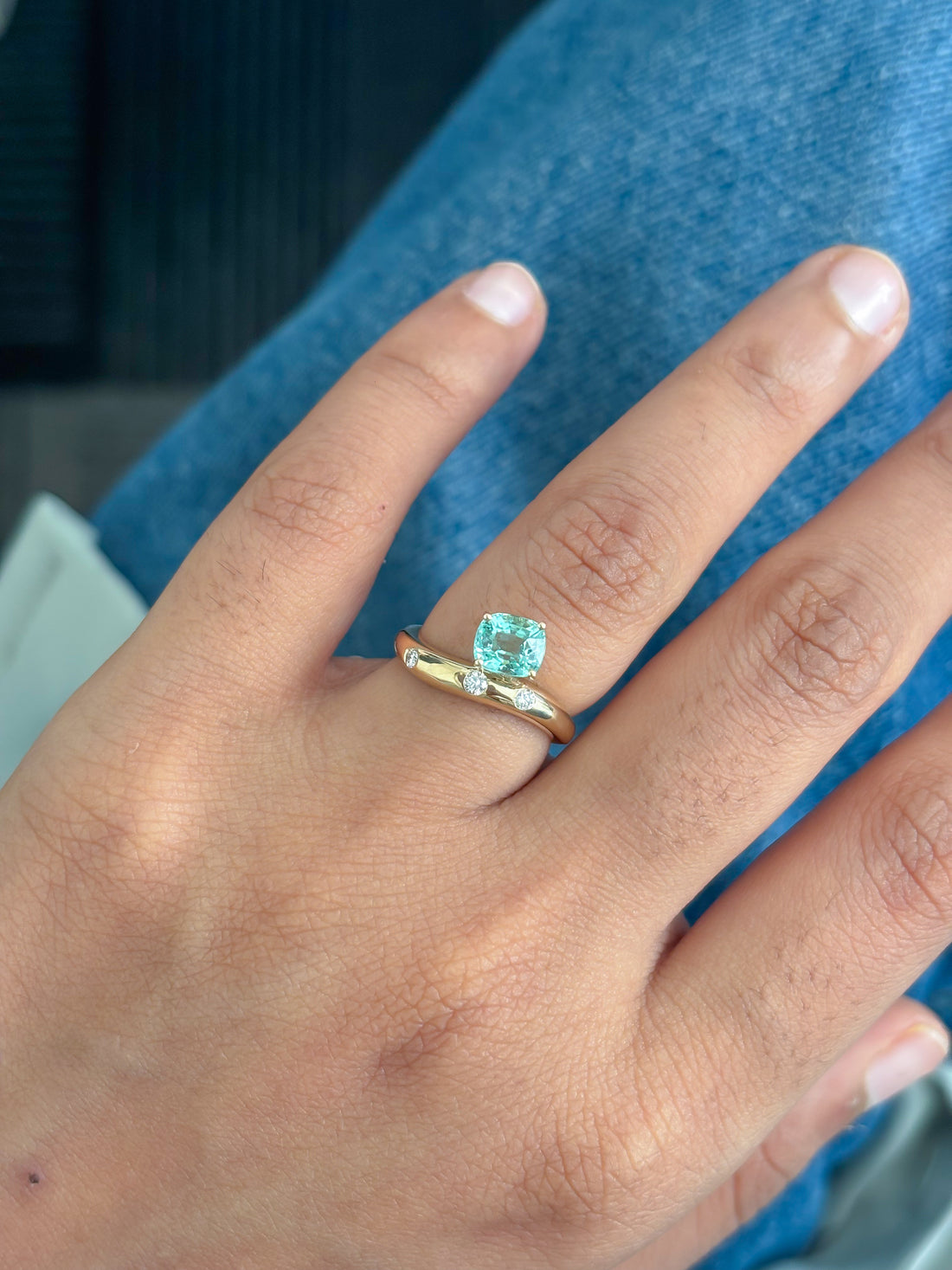 JPRG-5910/14176 Diamond Emerald Ring | 14K