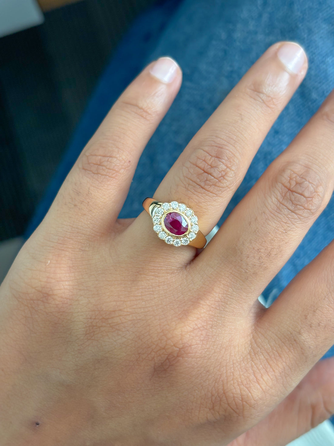 JPRG-5911/14197 Ruby Diamond Ring | 18K