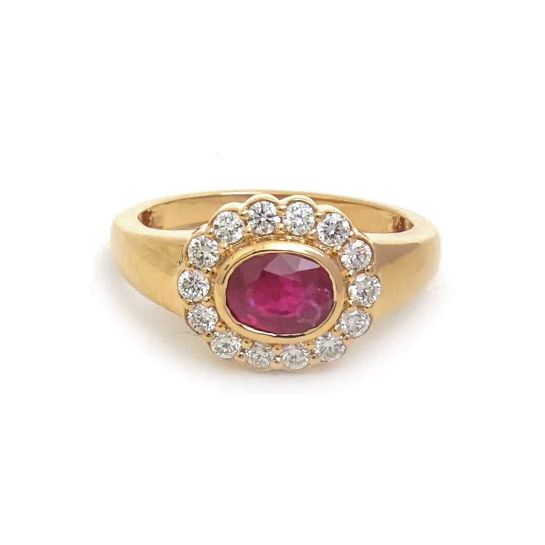 JPRG-5911/14197 Ruby Diamond Ring | 18K
