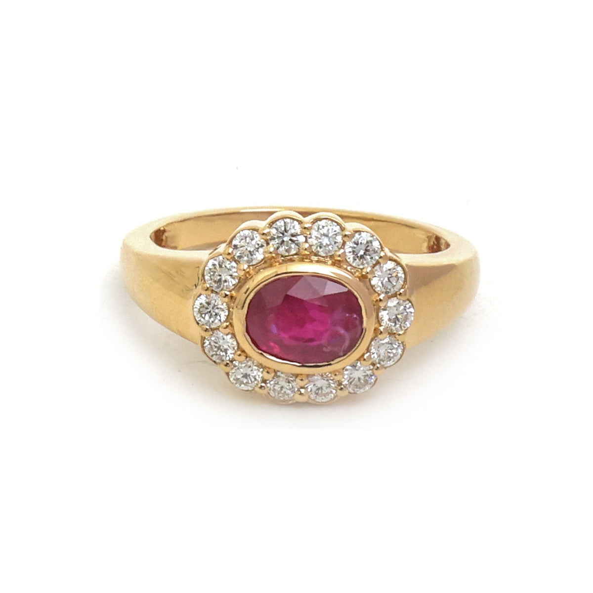 JPRG-5911/14197 Ruby Diamond Ring | 18K